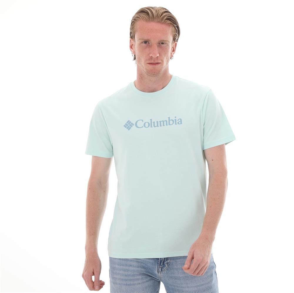 Columbia Csc M Basic Big Logo Brushed Ss Tee Erkek Tişört