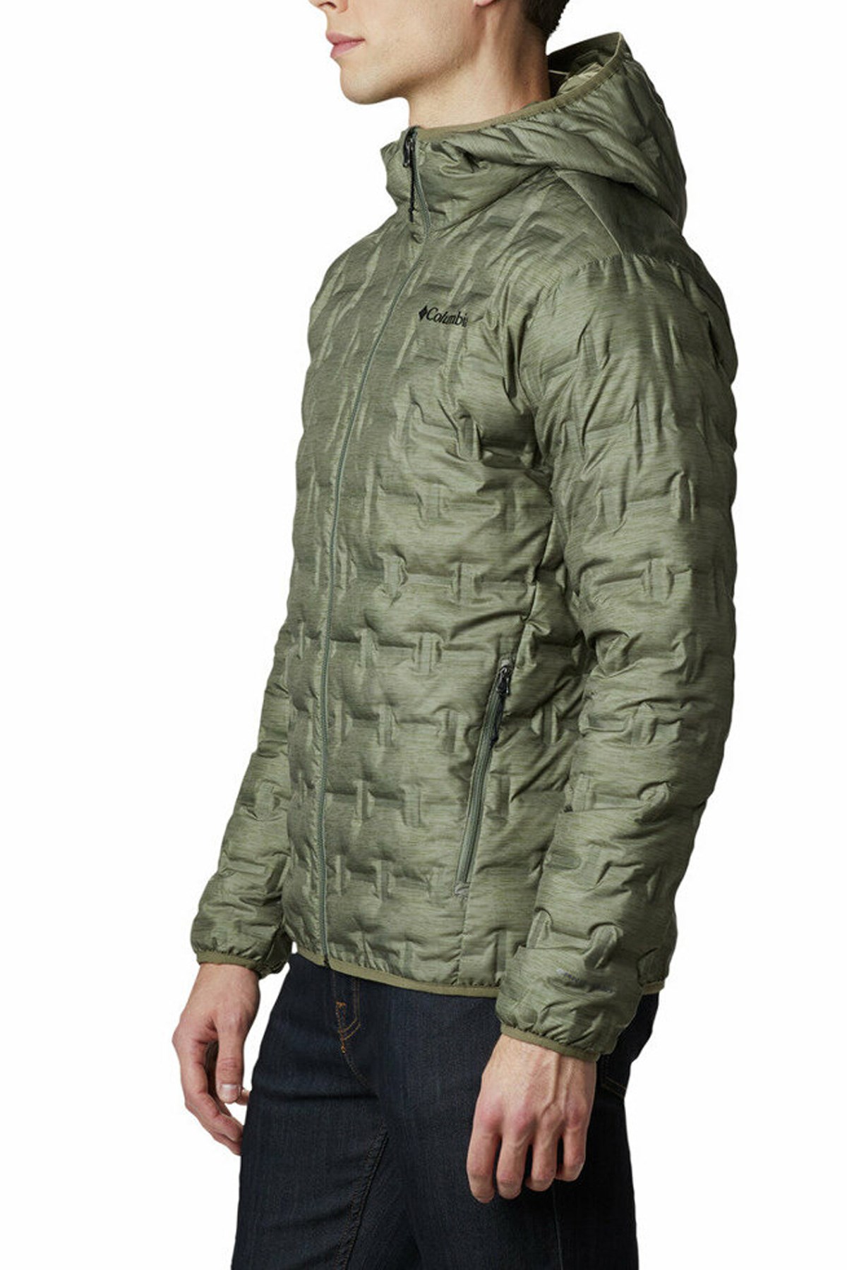 Columbia Delta Ridge Down Hooded Jacket Erkek Mont