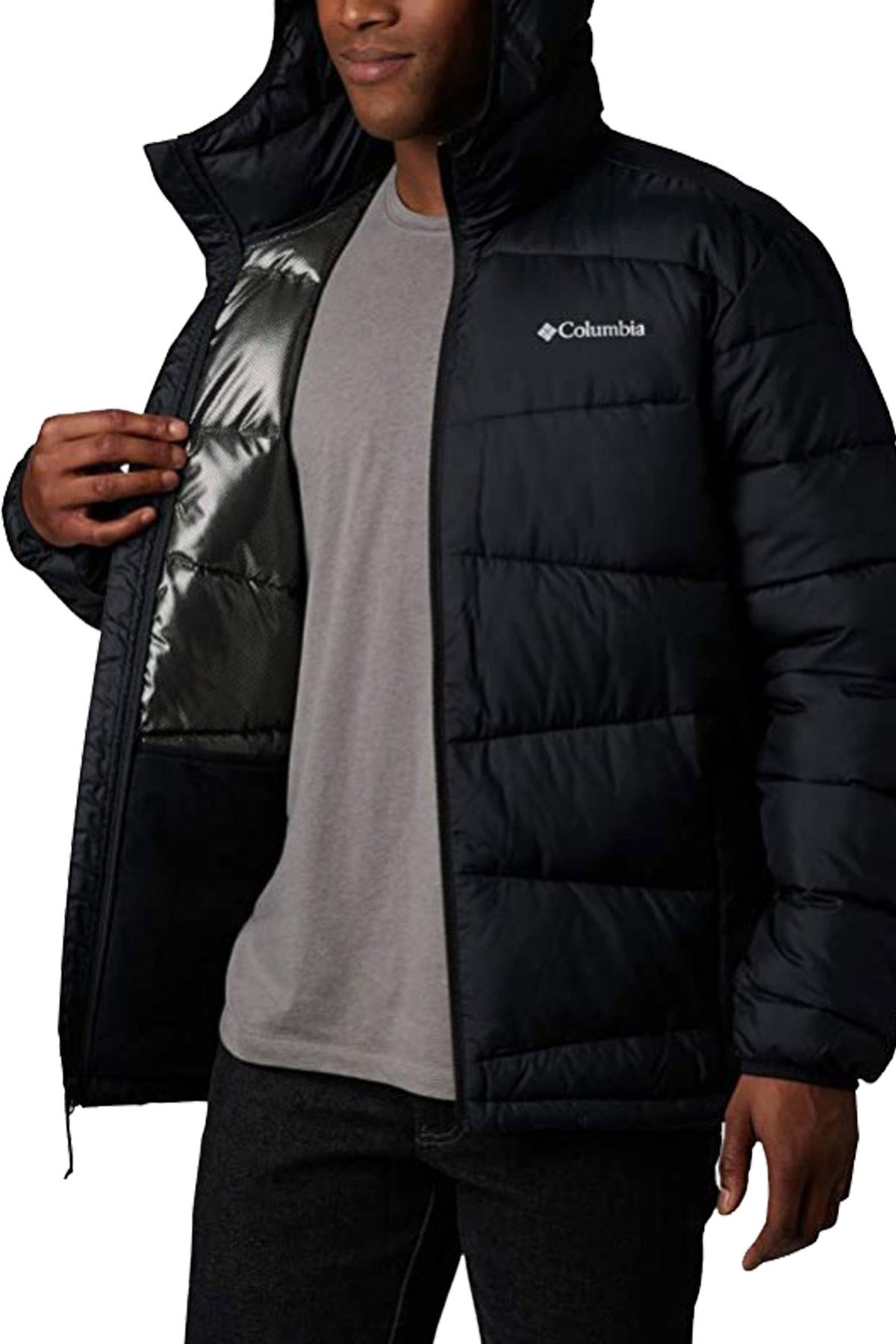 Columbia Fivemile Butte Hooded Jacket Erkek Mont