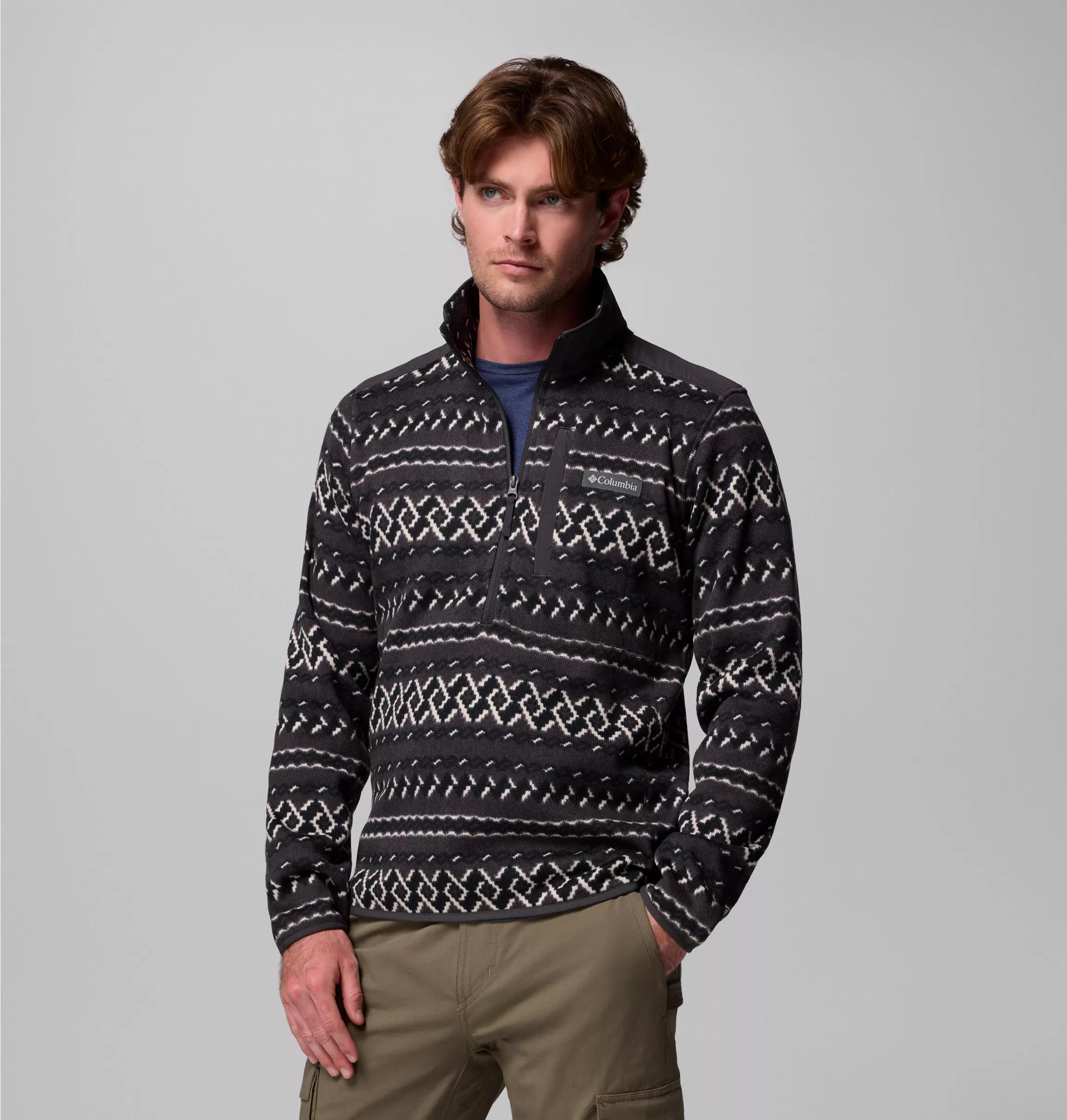 Columbia Sweater Weather Printed Half Zip İi Erkek Polar AO5809