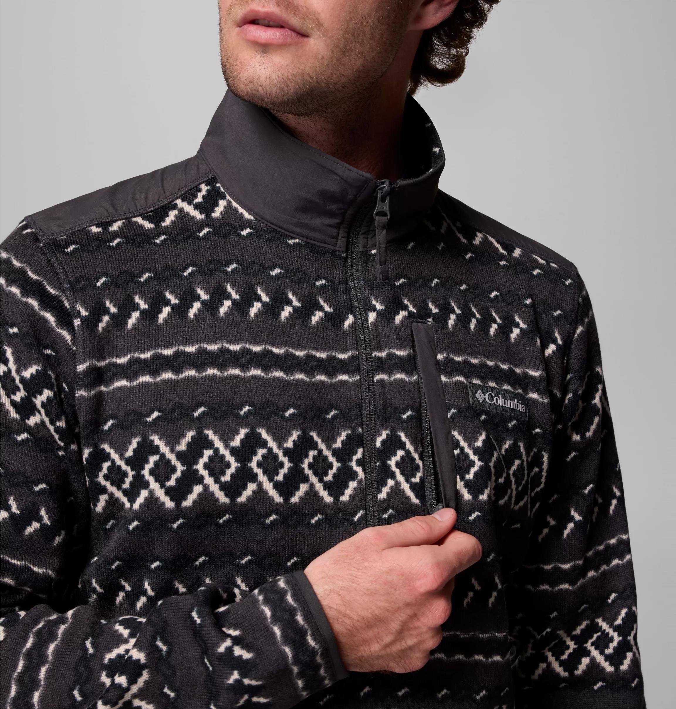 Columbia Sweater Weather Printed Half Zip İi Erkek Polar AO5809