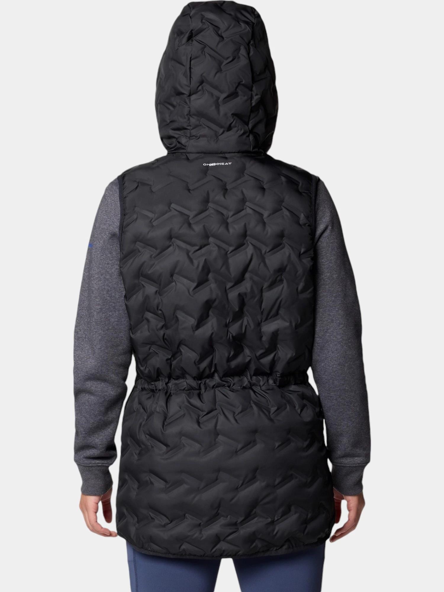 Columbia Wk8716 Delta Rıdge II Down Hooded Vest Kadın Kaz Tüyü Yelek