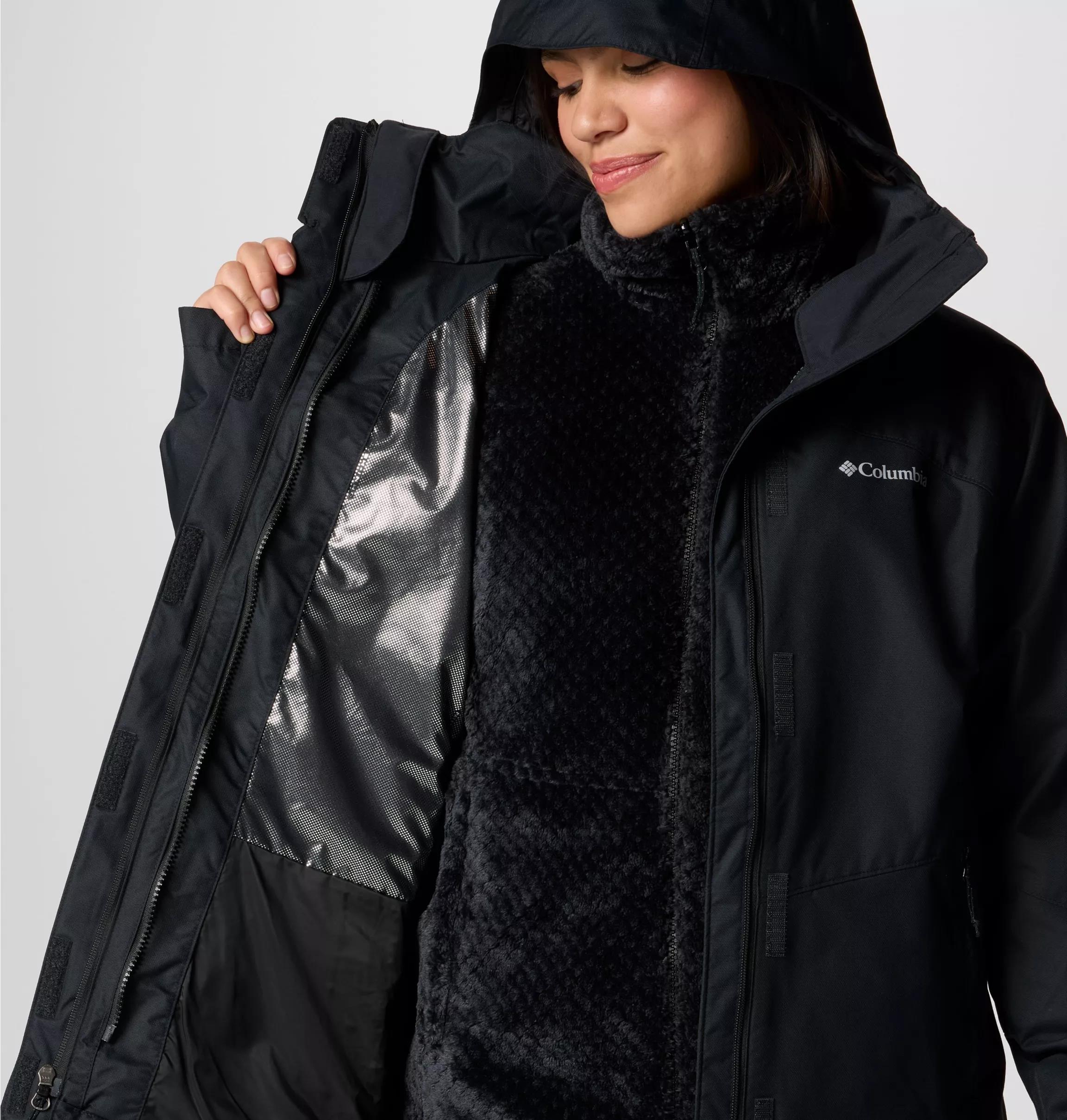 Columbia Wl9843 Bugaboo III Fleece Interchange Jacket Kadın 3 In 1 Mont