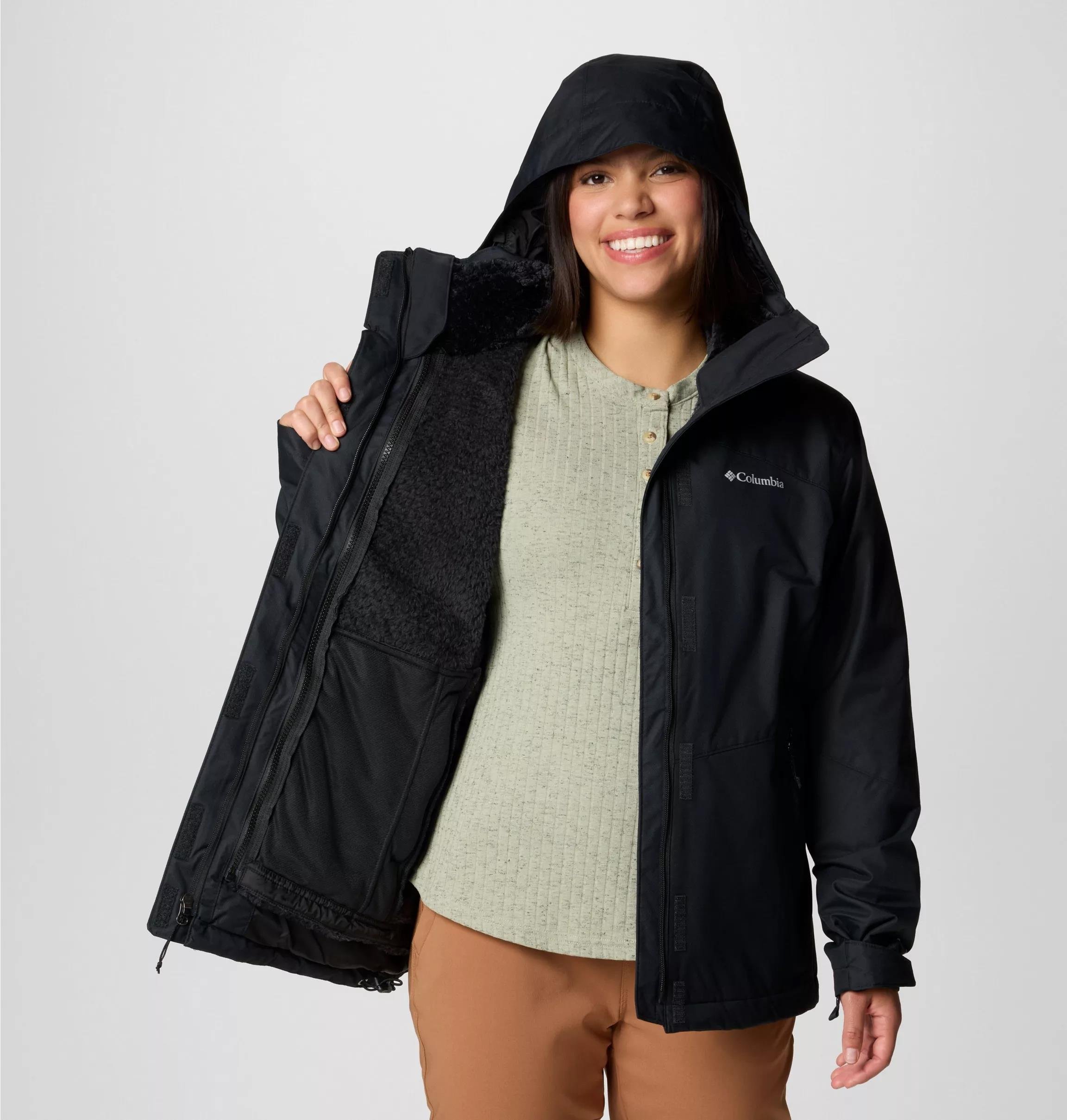 Columbia Wl9843 Bugaboo III Fleece Interchange Jacket Kadın 3 In 1 Mont