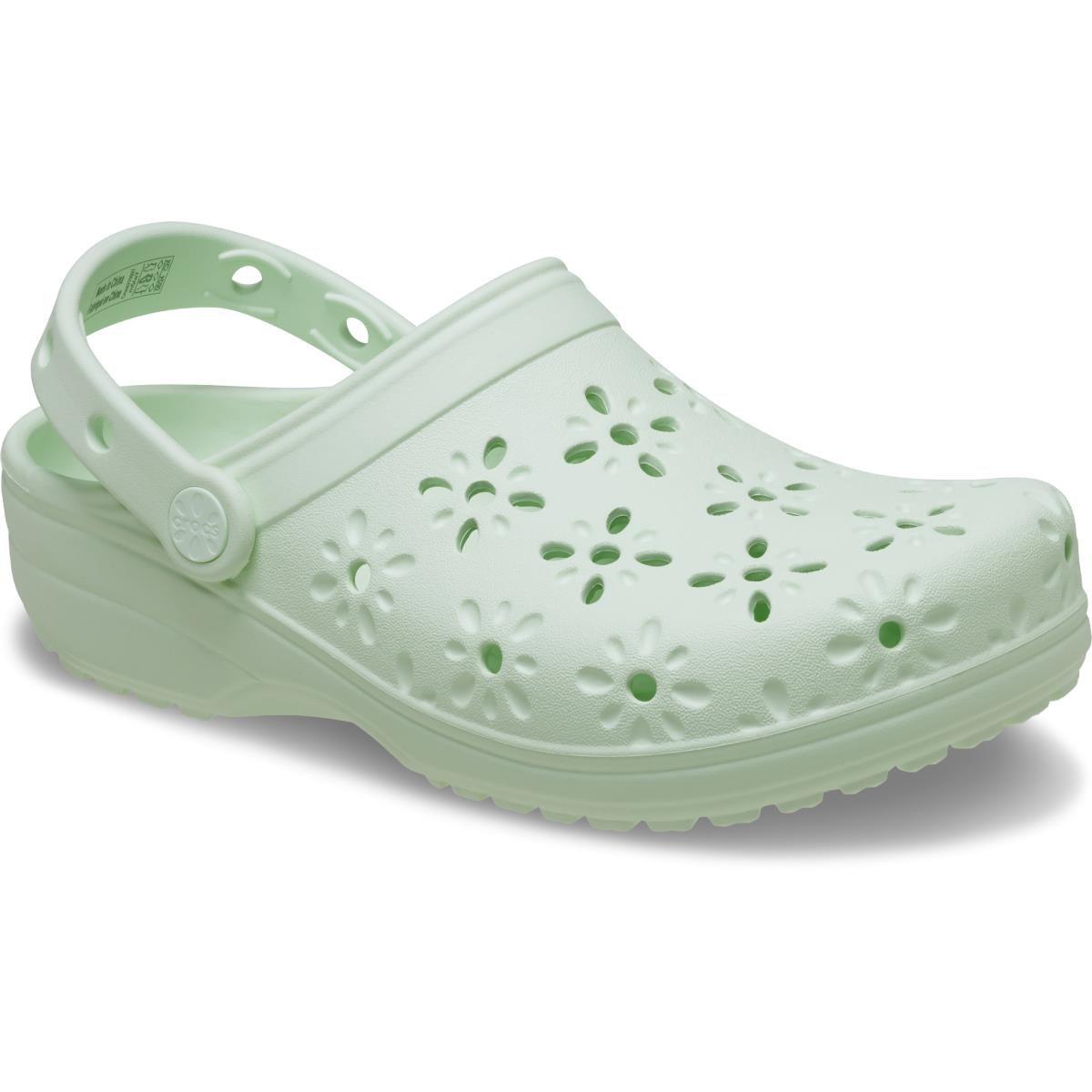 Crocs Classic Floral Cut Out Clog Unisex Terlik 210927