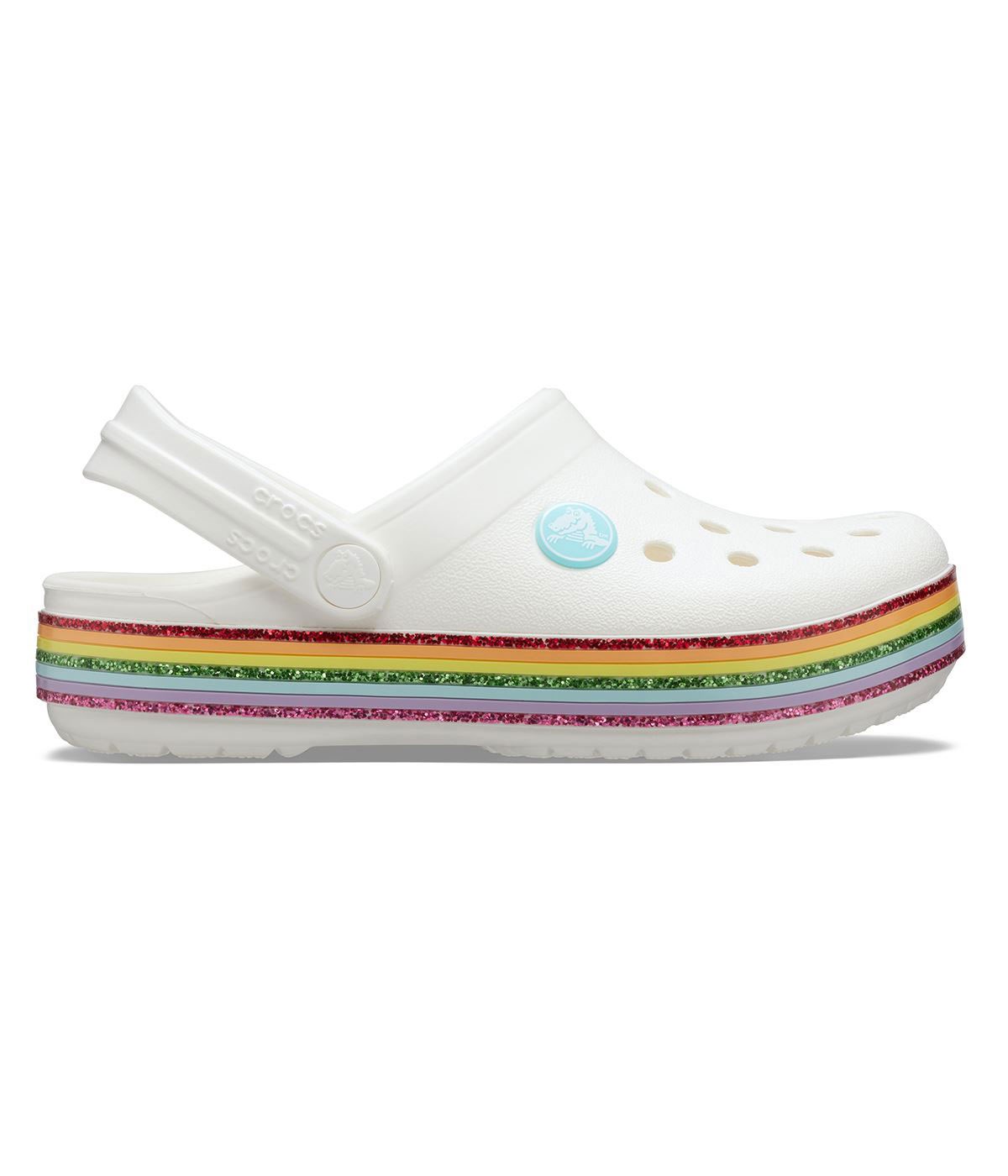 Crocs Crocband Rainbow Glitter Clg K Çocuk Terlik