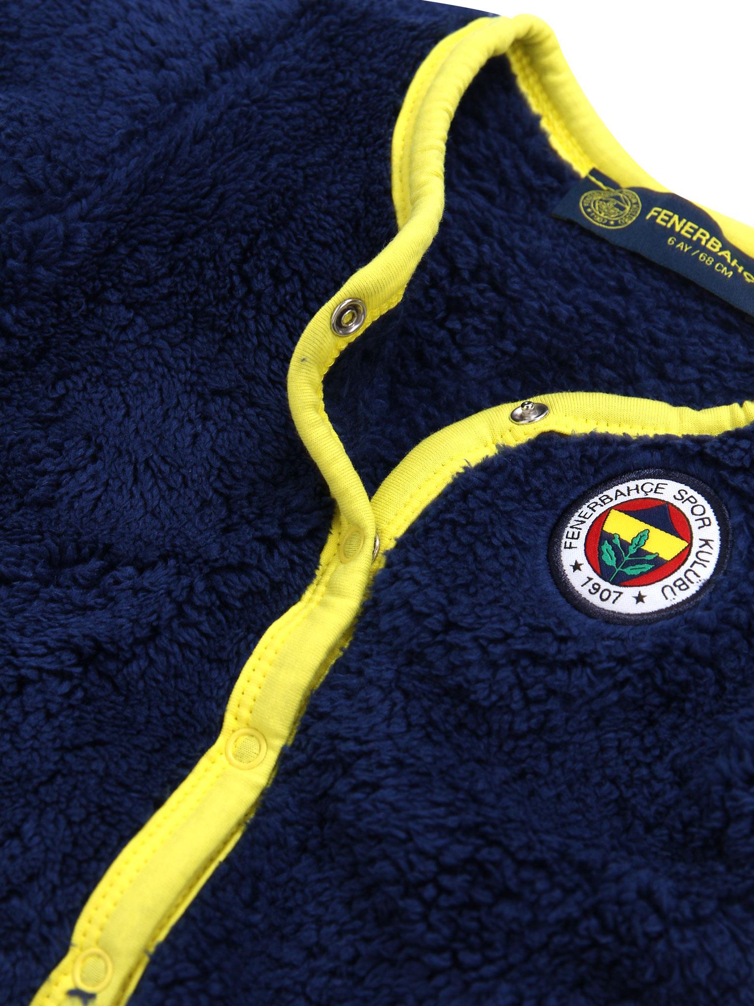 Fenerbahçe Bebek Peluş Logolu Tulum