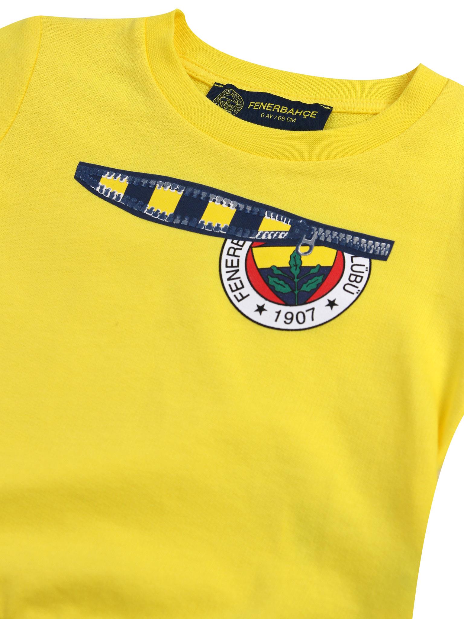 Fenerbahçe Fermuar Baskılı Bebek Sweat BE017CFK12