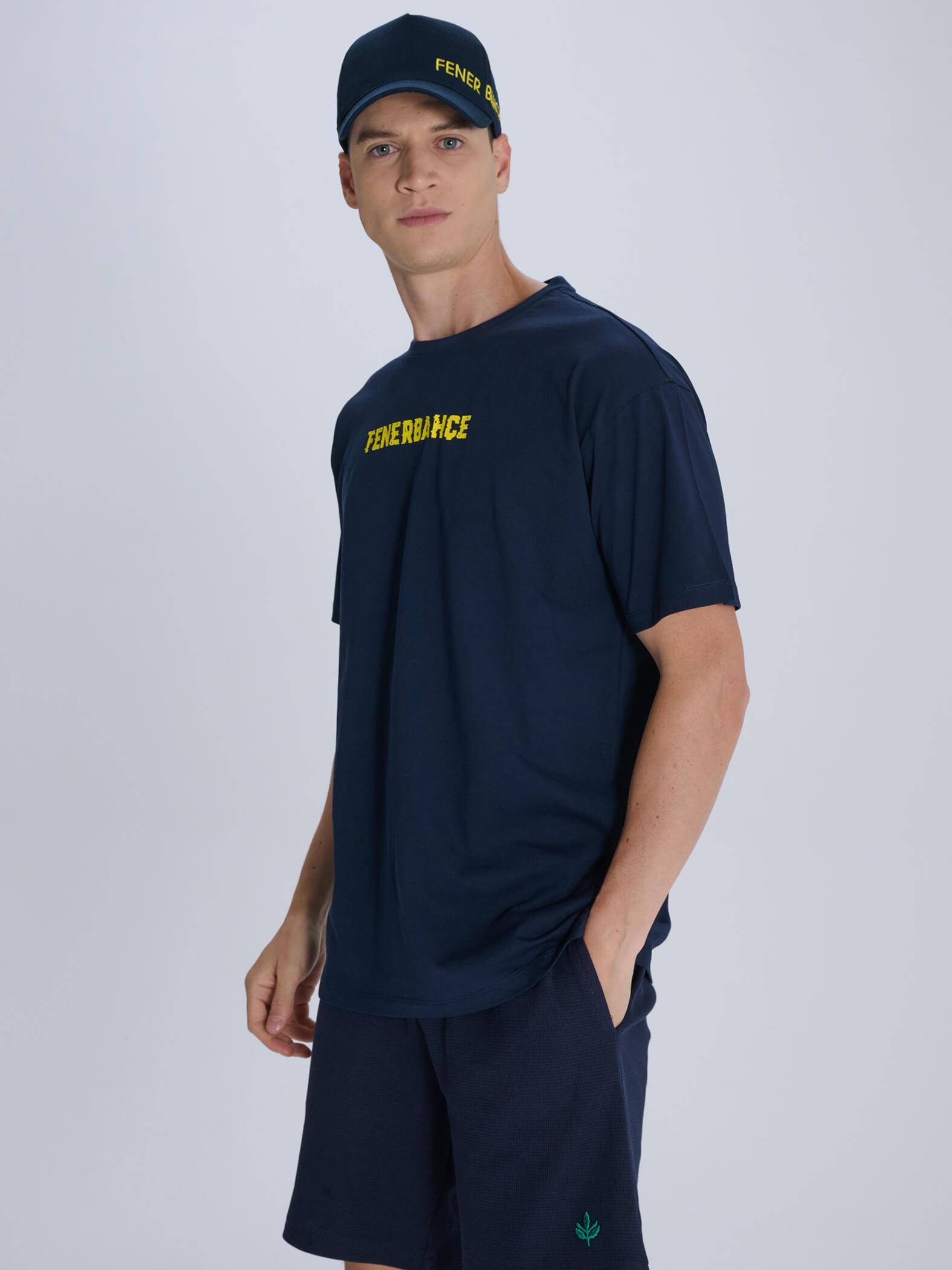 Fenerbahçe Sarı Lacivert Erkek Şal TK010EFY40