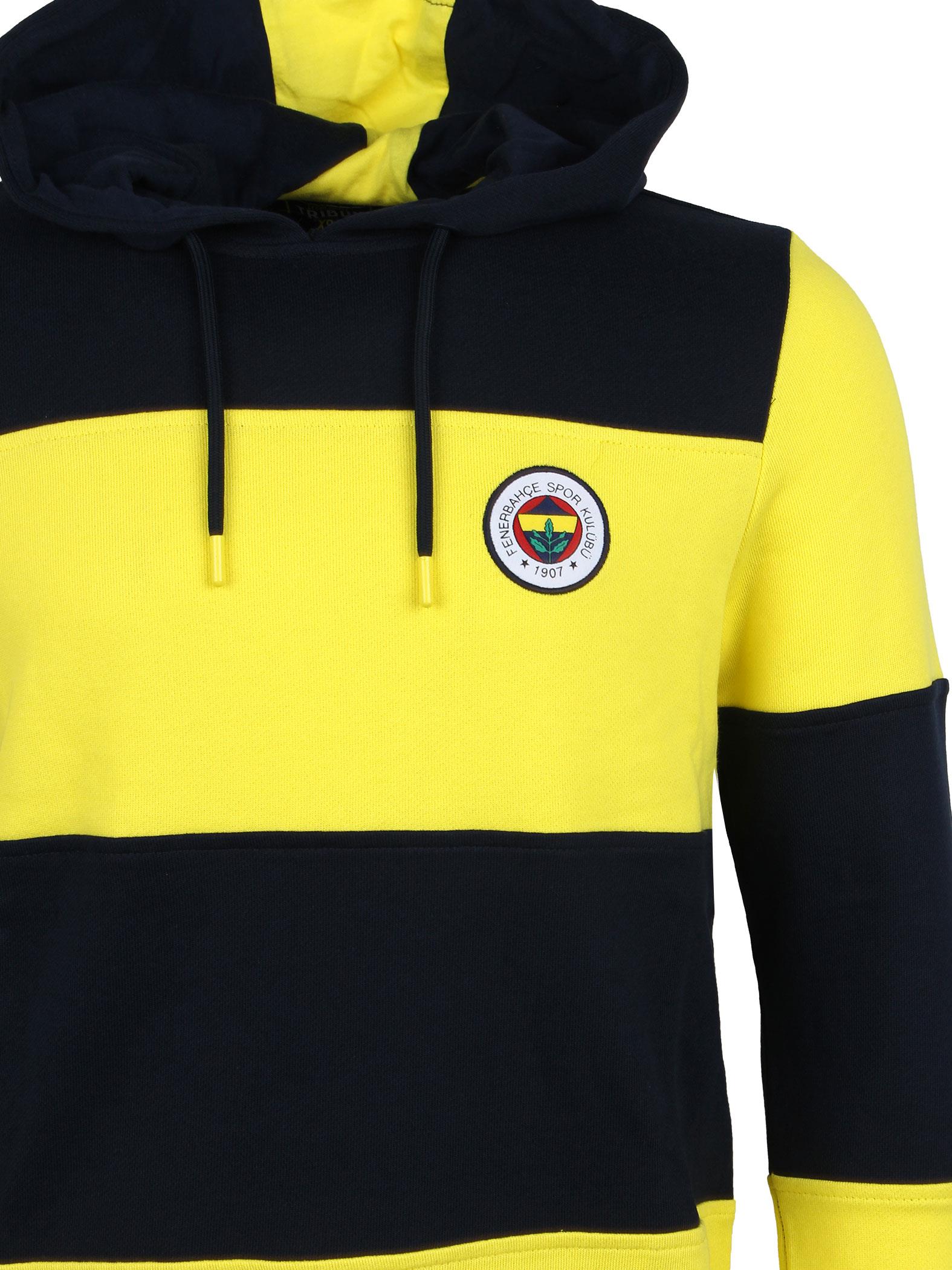 Fenerbahçe Tribün Sarı Lacivert Erkek Sweat TK017EFK13