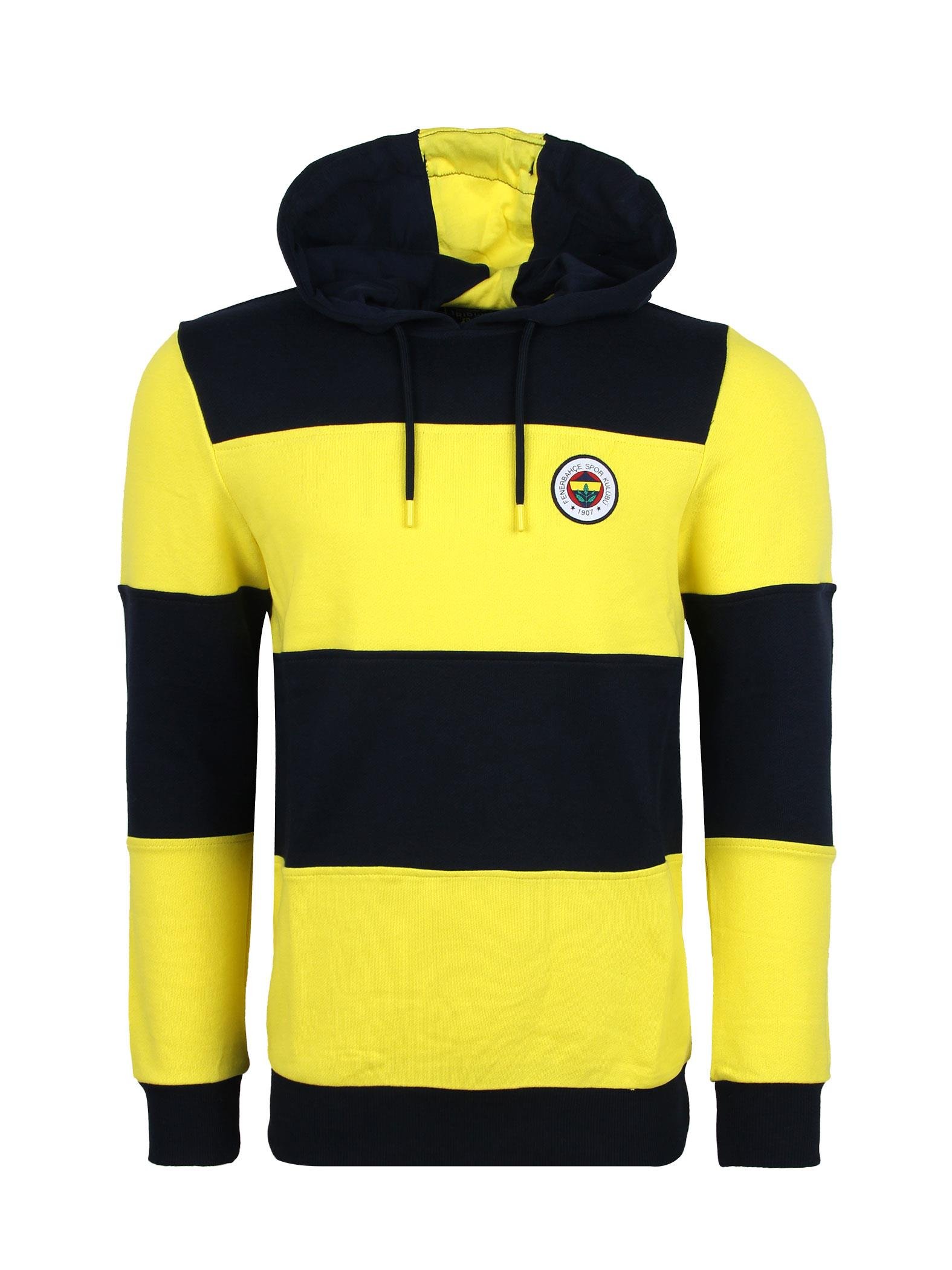 Fenerbahçe Tribün Sarı Lacivert Erkek Sweat TK017EFK13
