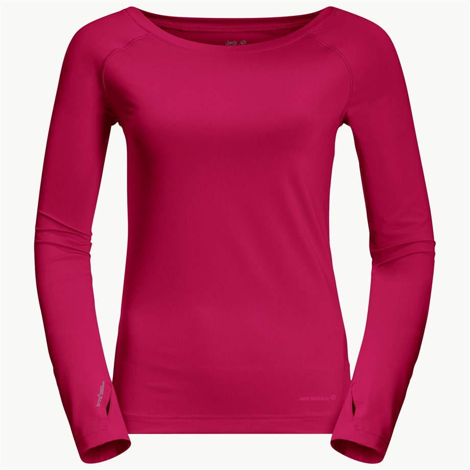 Jack Wolfskin Tasman L/S W Kadın Tişört