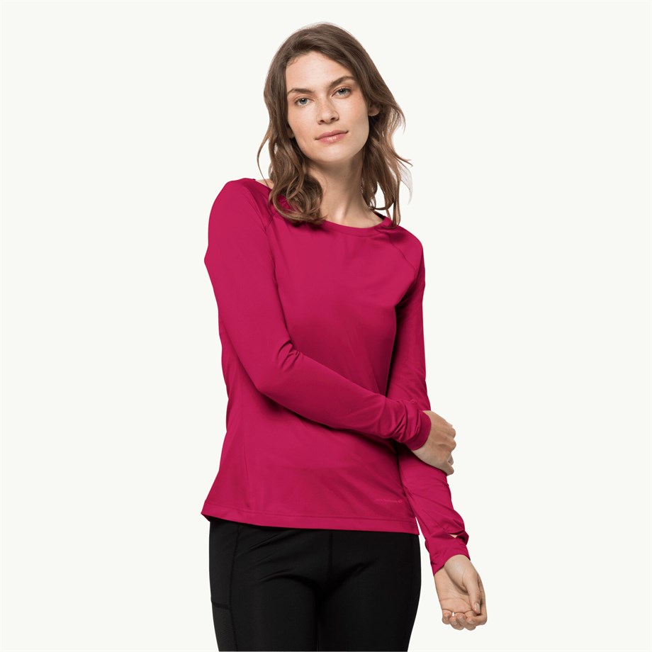 Jack Wolfskin Tasman L/S W Kadın Tişört