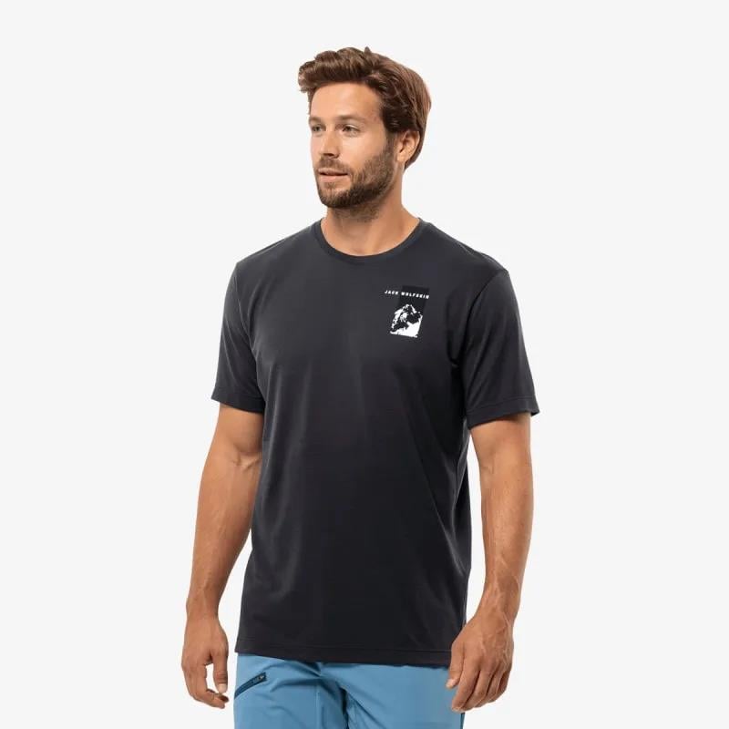 Jack Wolfskin Vonnan S/S Graphic T M Erkek Tişört 1809941