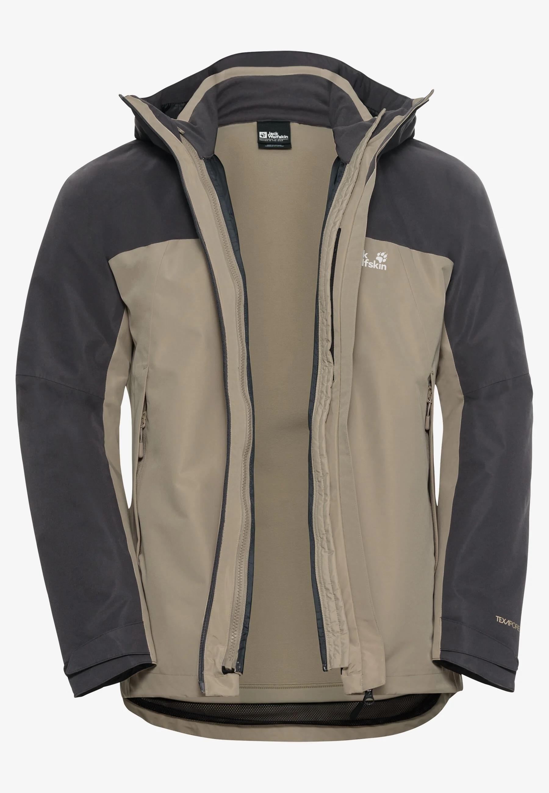 Jack Wolfskin Wild Places 3İn1 Jkt M Erkek Mont A65257