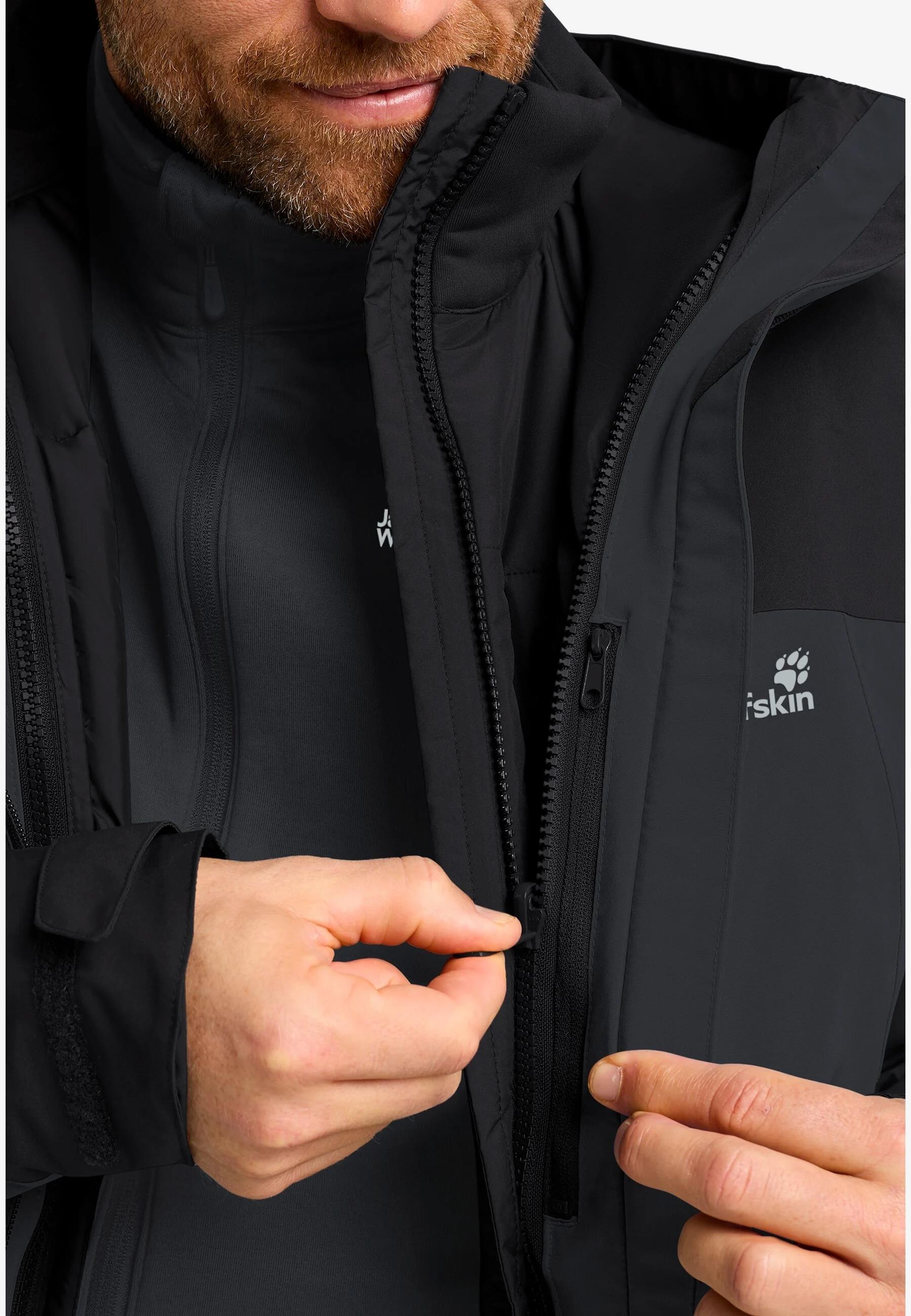 Jack Wolfskin Wild Places 3İn1 Jkt M Erkek Mont A65257