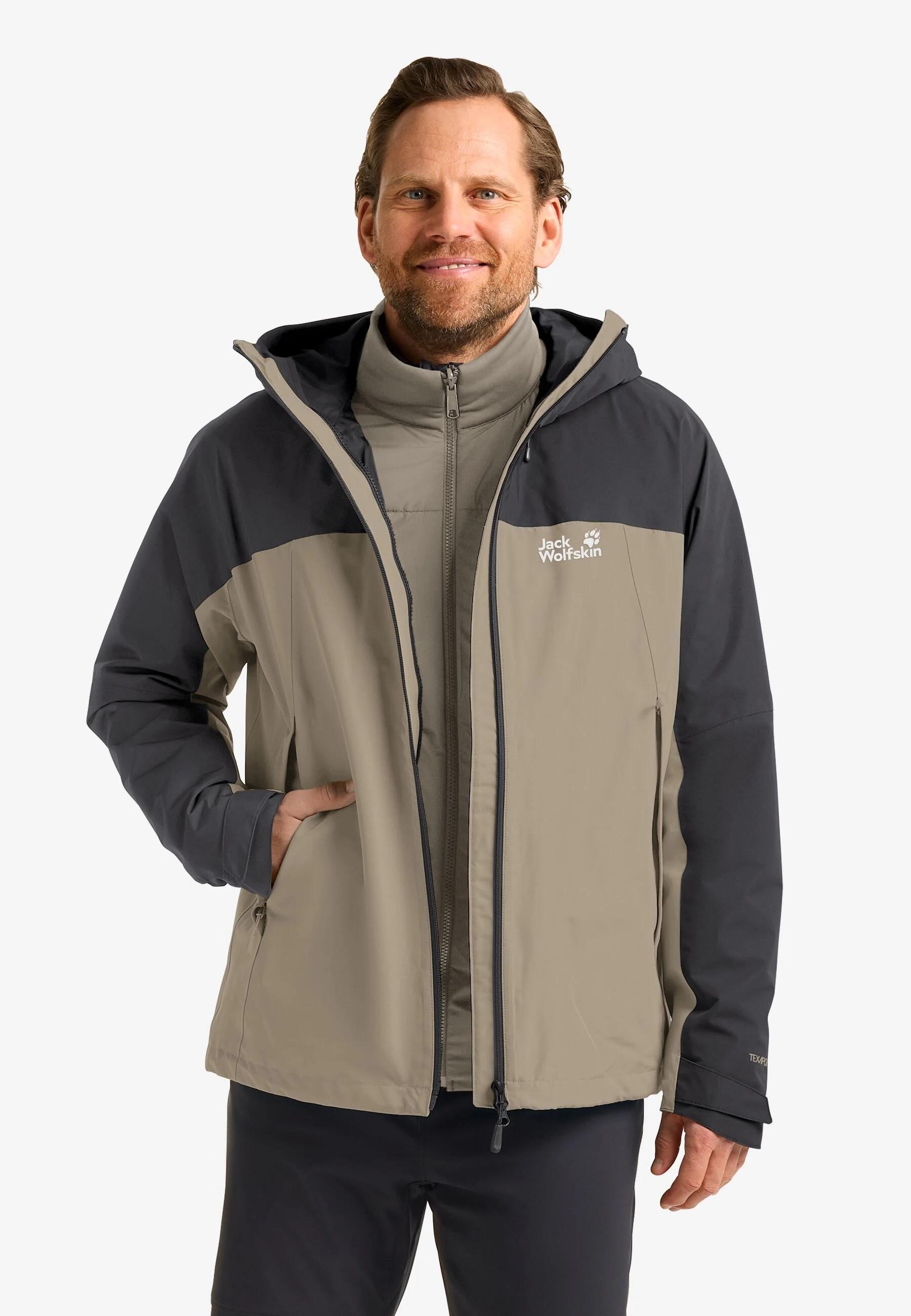 Jack Wolfskin Wild Places 3İn1 Jkt M Erkek Mont A65257