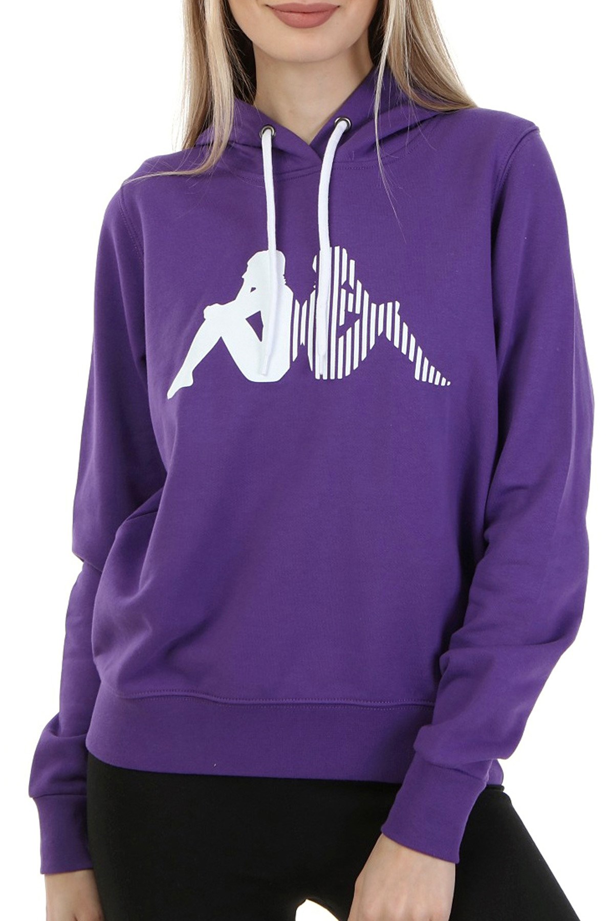 Kappa Kadın Kapüşonlu Sweatshirt Zouk