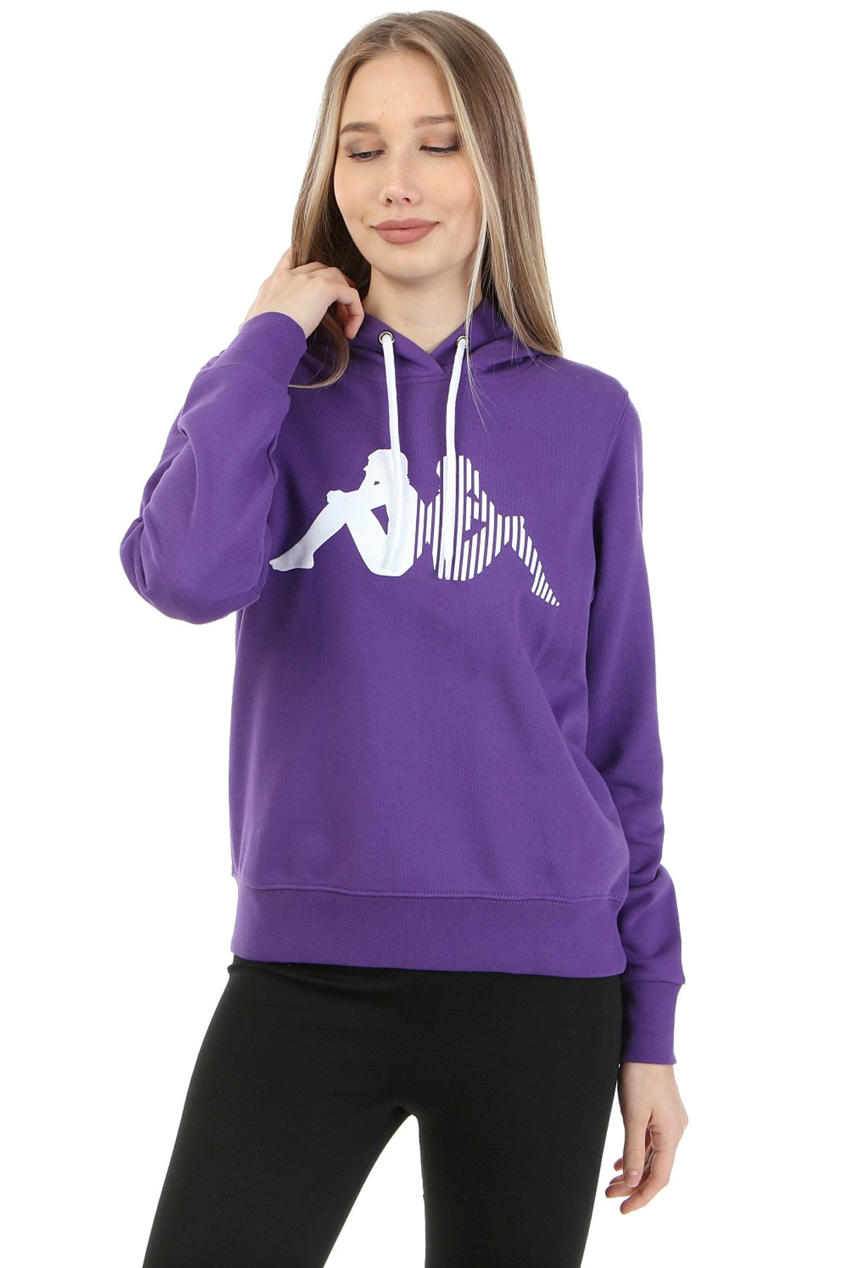 Kappa Kadın Kapüşonlu Sweatshirt Zouk