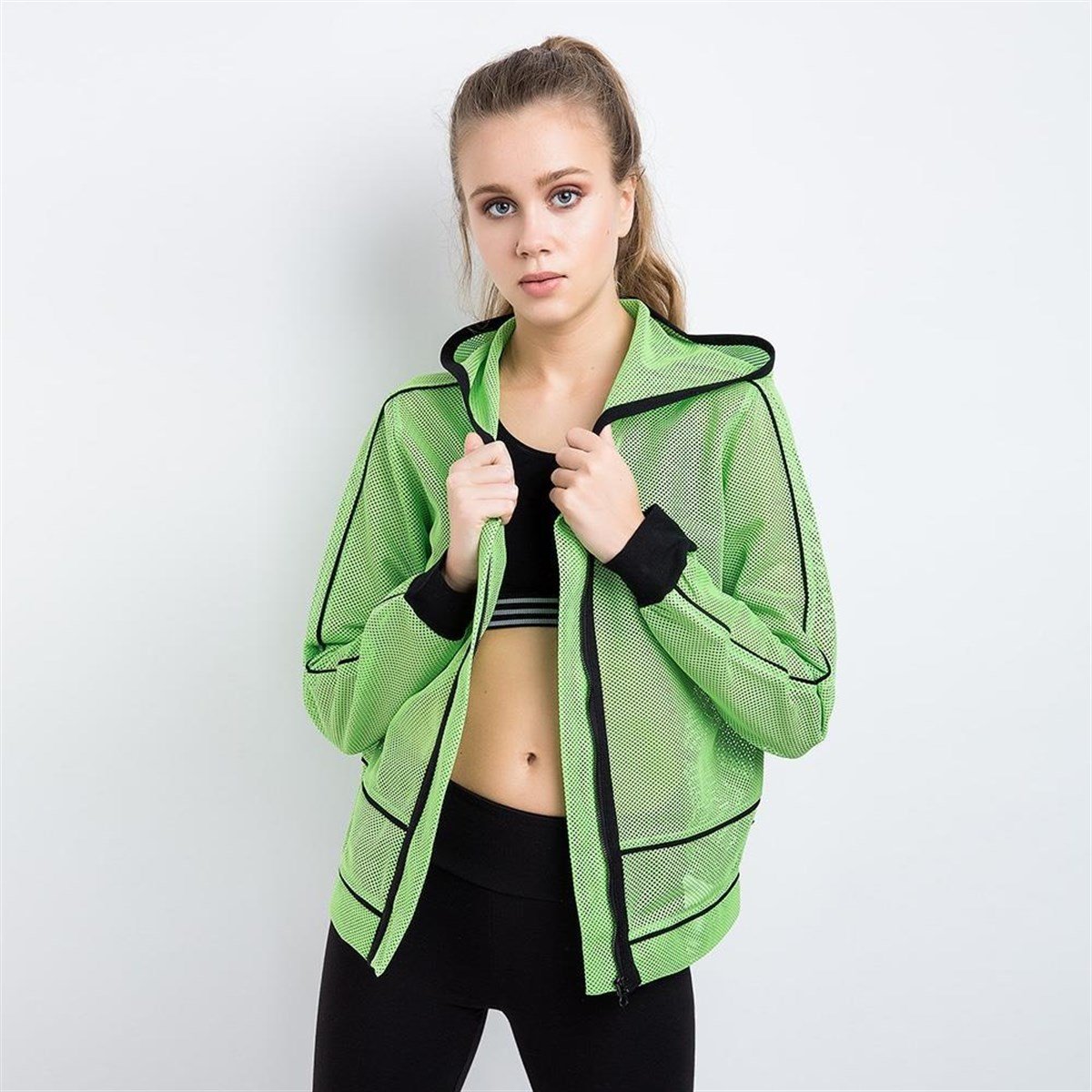 New Balance Mesh Jacket Chemıcal Kadın Ceket