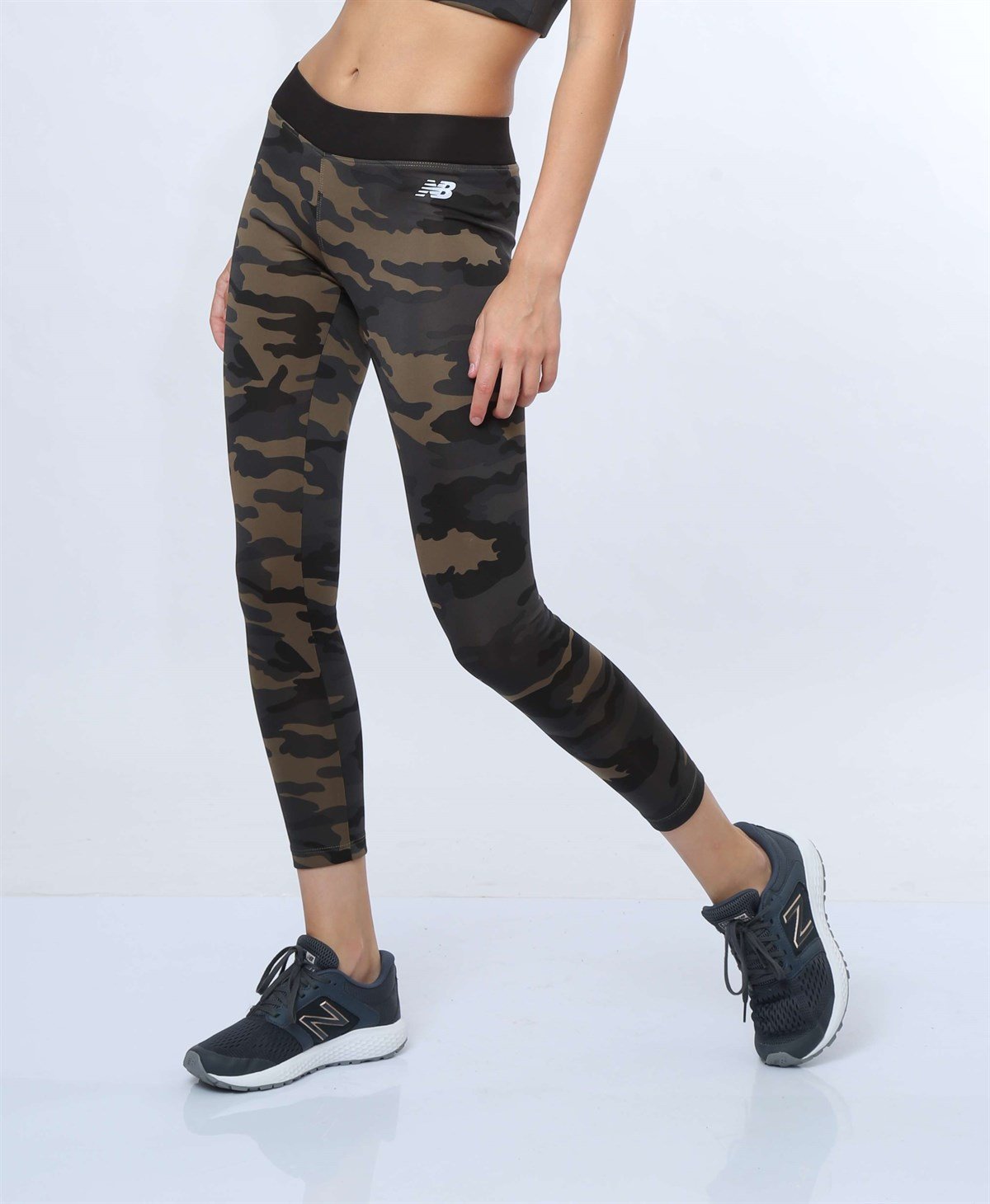 New Balance Nb Camo Womens Leggıngs Kadın Tayt