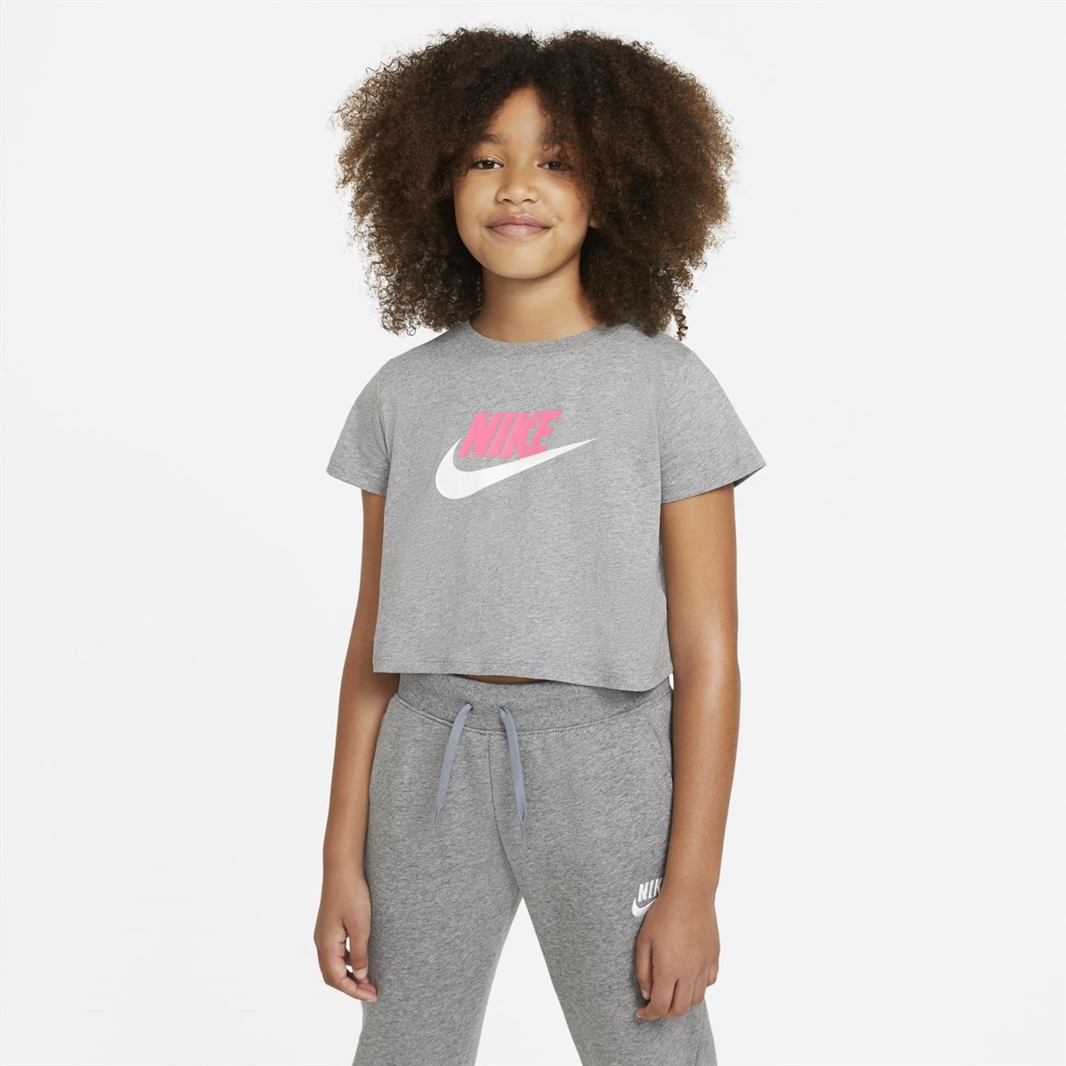 Nike G Nsw Tee Crop Futura Çocuk Tişört
