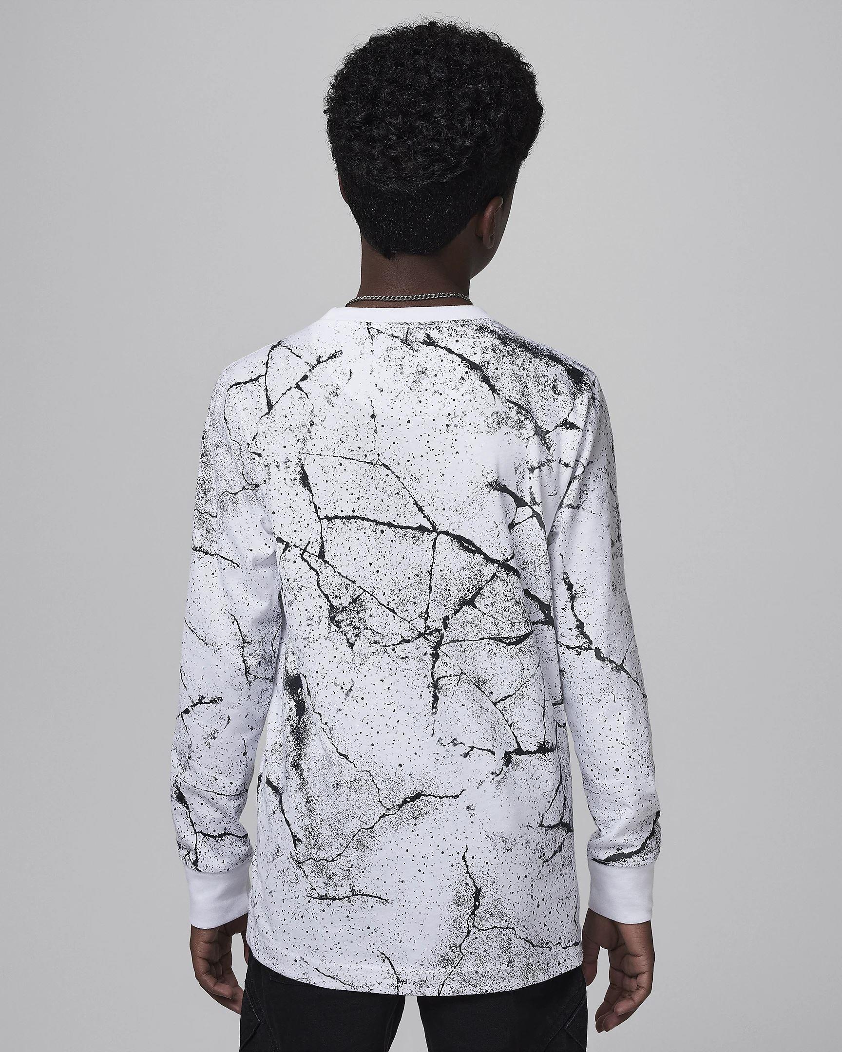 Nike Jdb Jumpman Cement Ls Tee Çocuk Sweat