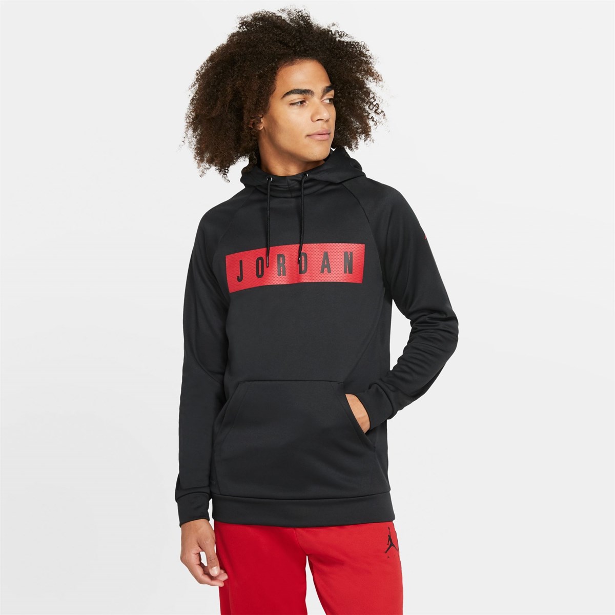 Nike M J 23Alpha Thrma Flc Gfx Po Erkek Sweat