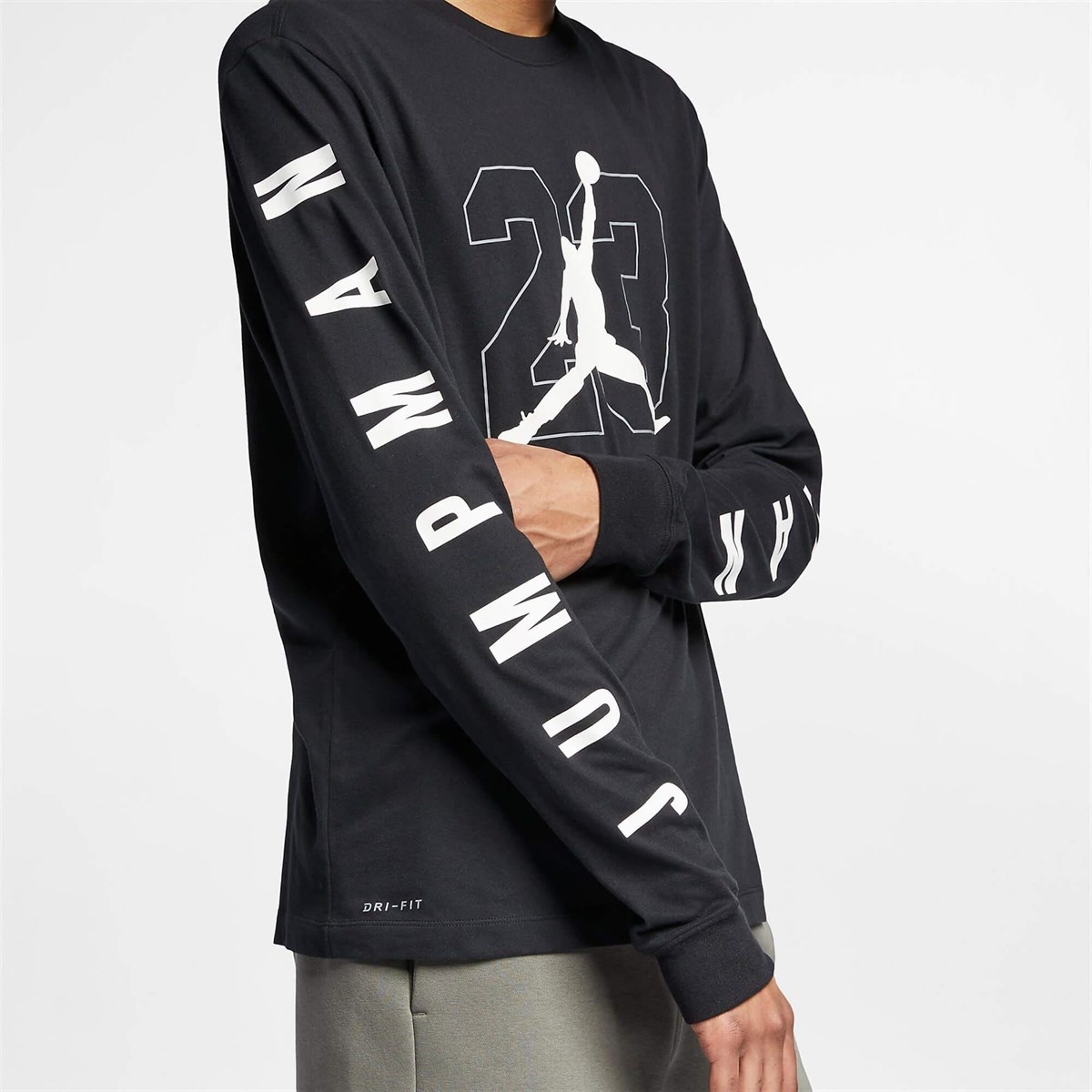Nike M Jbsk Ls Tee Sp19 Gx1 Erkek Tişört