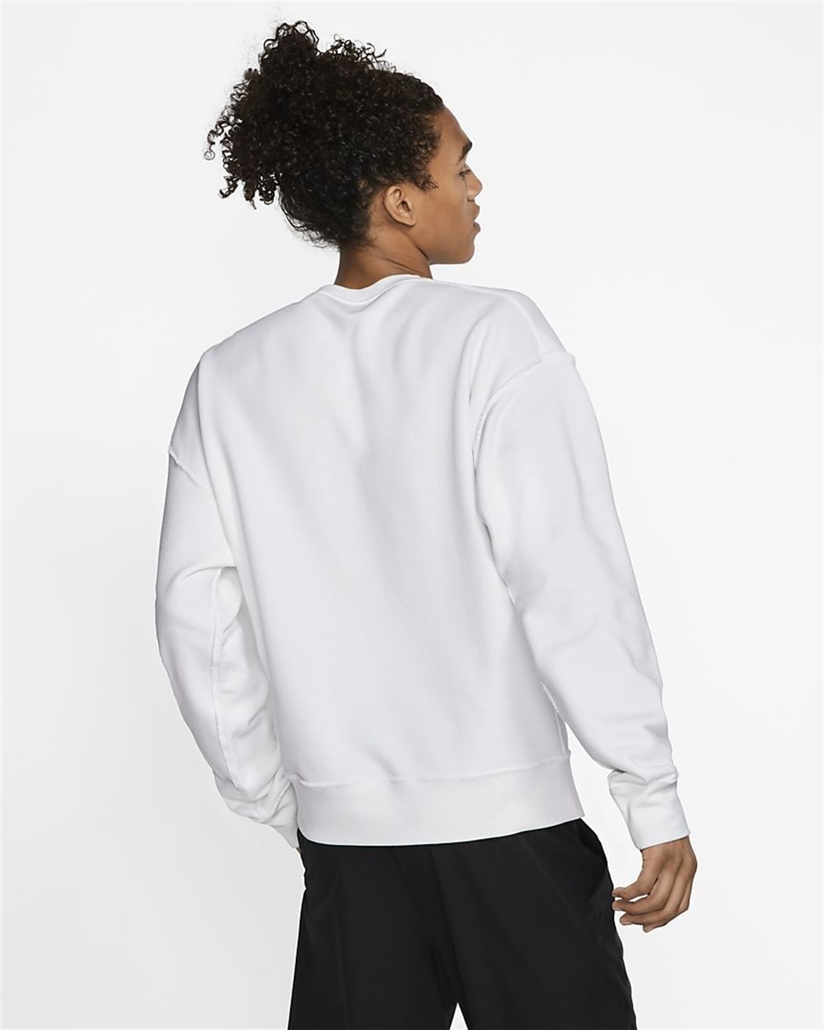 Nike M Nkct Crew Flc Reverse Ls Erkek Sweat