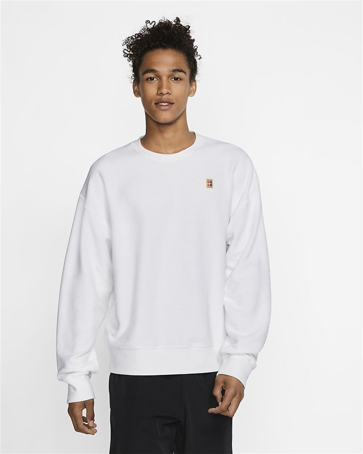 Nike M Nkct Crew Flc Reverse Ls Erkek Sweat
