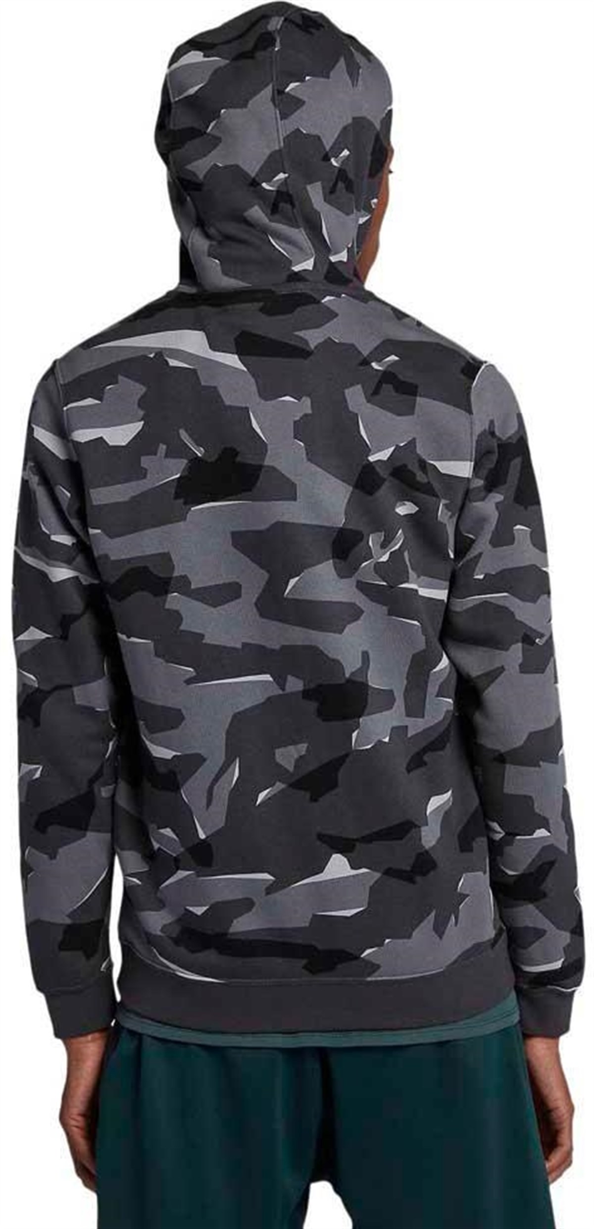 Nike M Nsw Club Camo Hoodıe Fz Bb Erkek Sweat