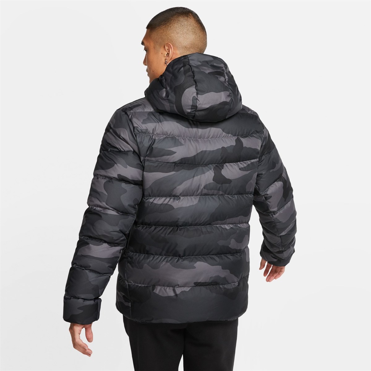 Nike M Nsw Dwn Fill Wr Jkt Hd Aop Erkek Ceket
