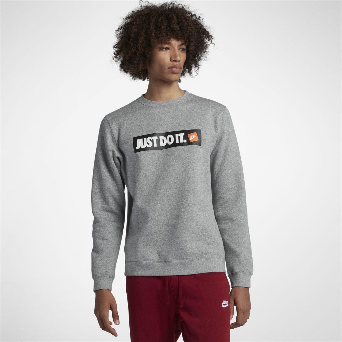 Nike M Nsw Hbr Crw Flc Erkek Tişört