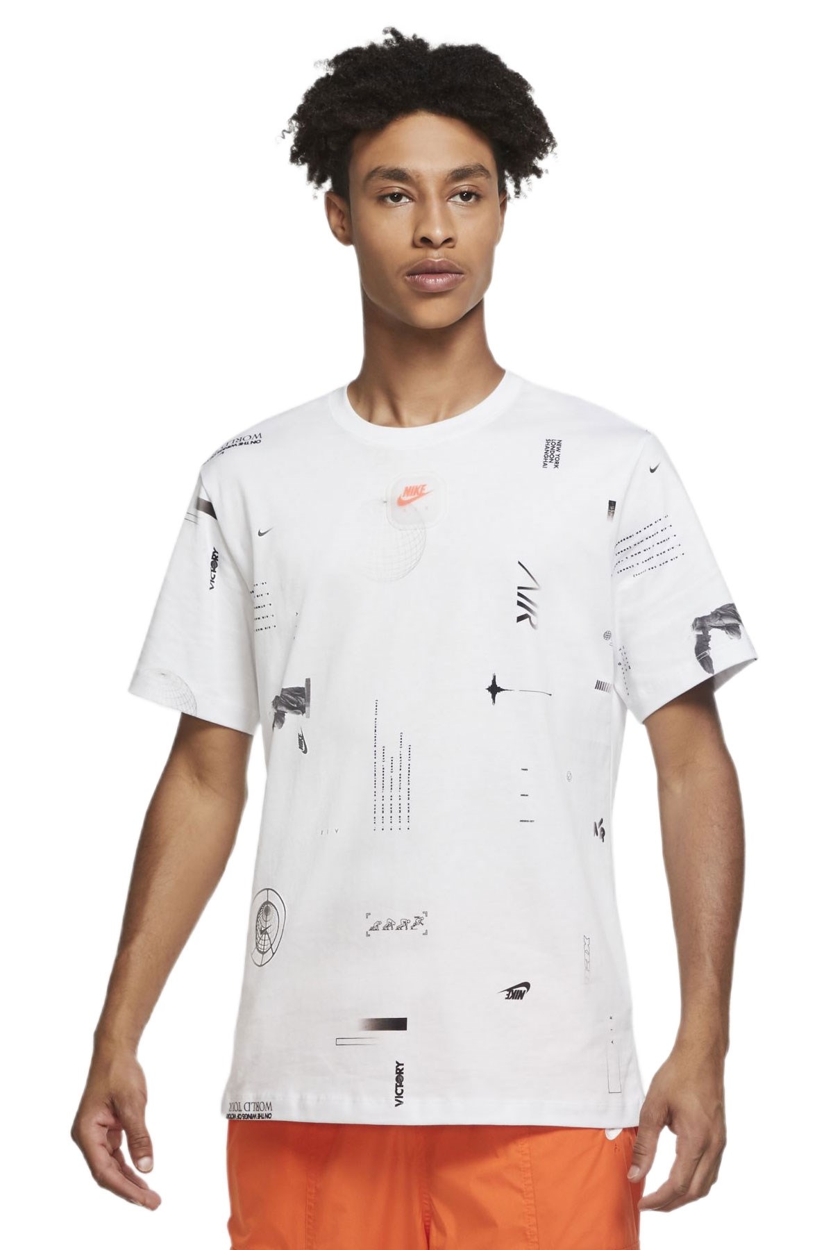 Nike M Nsw Ss Tee Musıc Aop Erkek Tişört