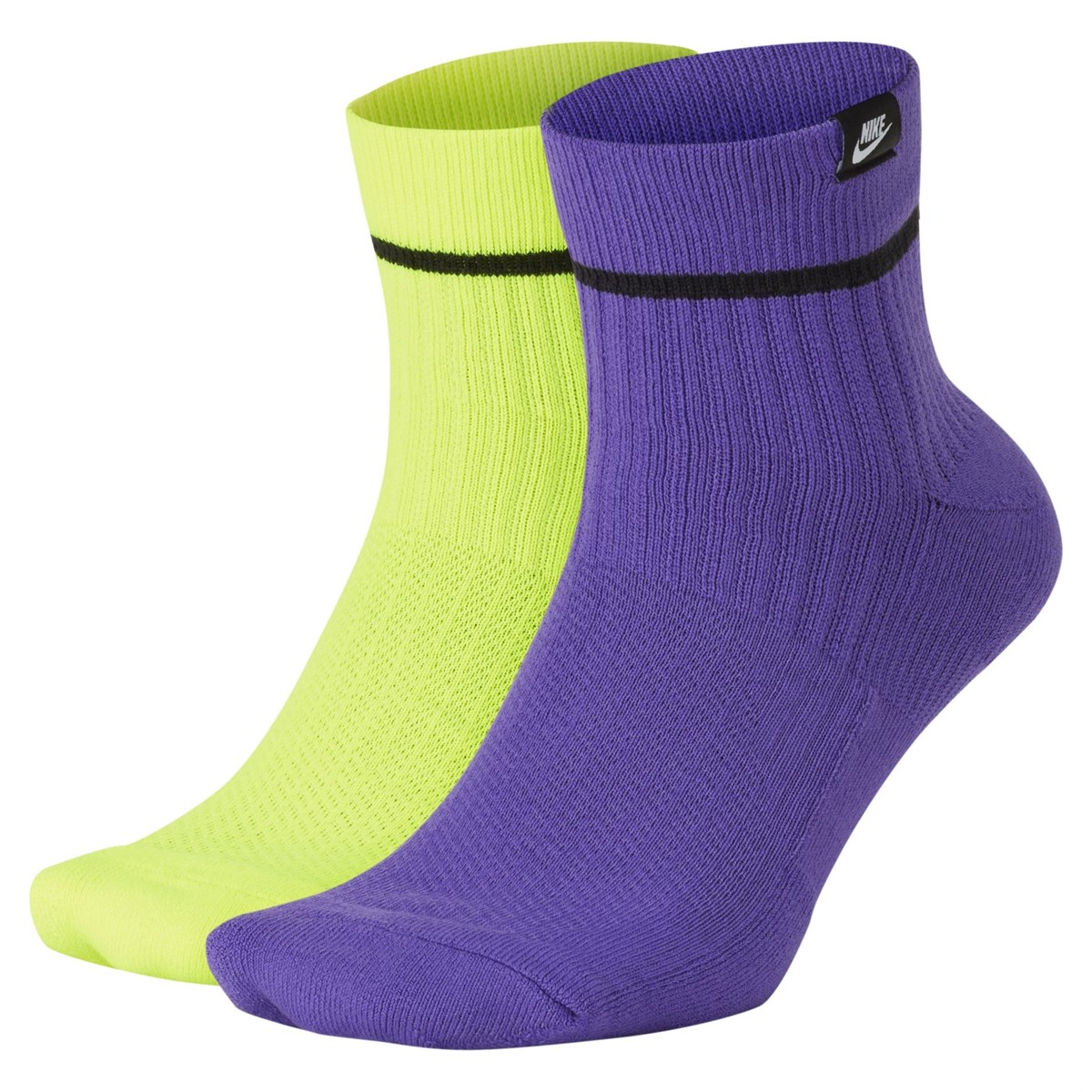 Nike U Snkr Sox Ankle 2Pr - Hi Viz Erkek Çorap