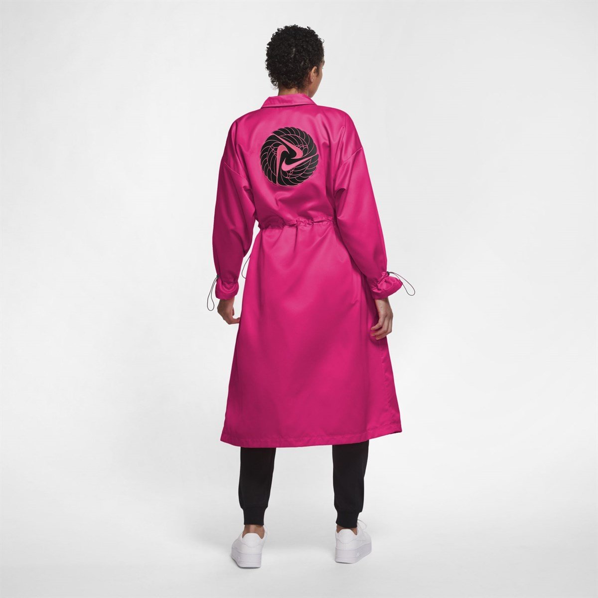 Nike W Nsw İcn Clsh Lng Jkt Satin Kadın Ceket