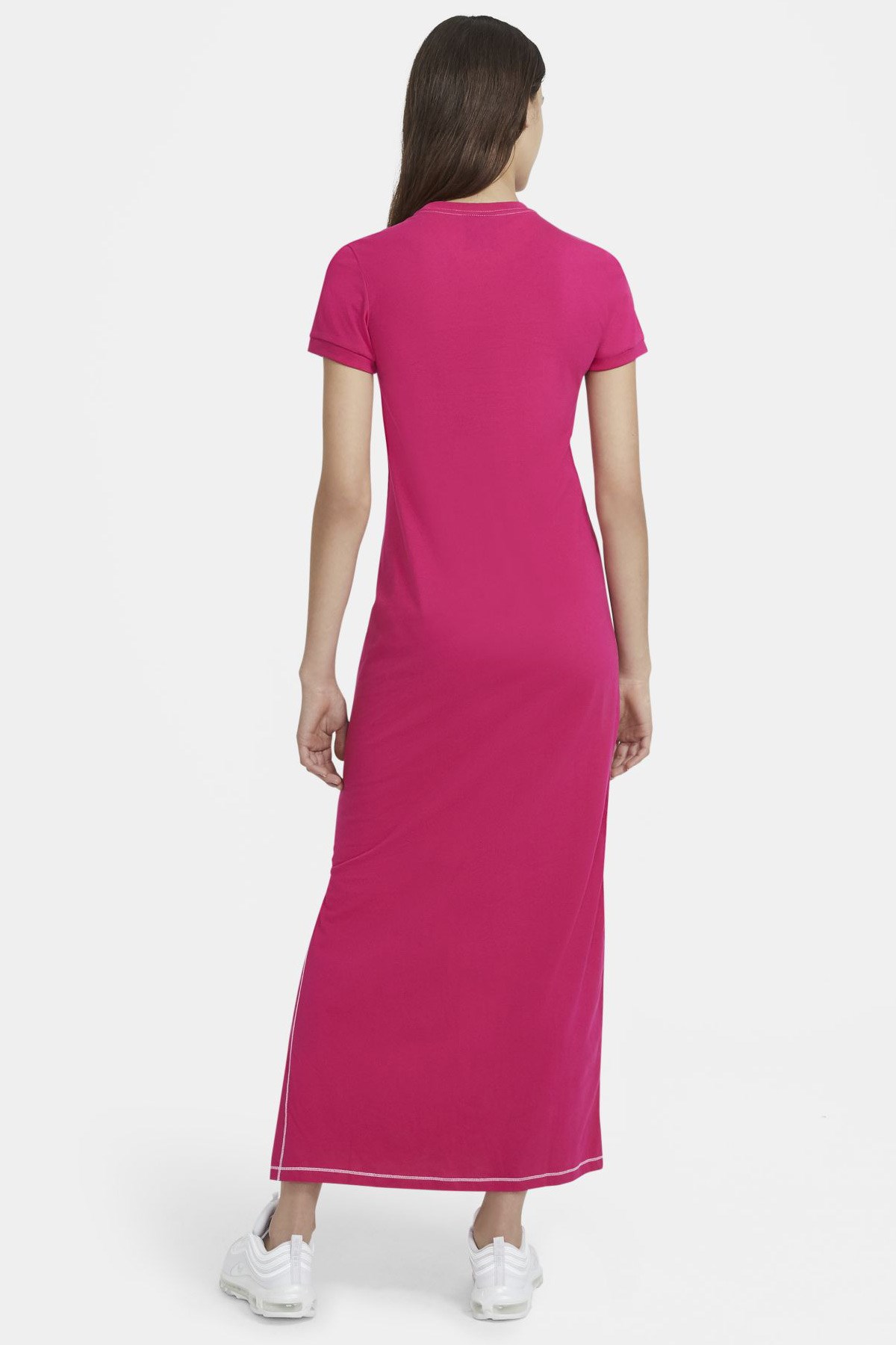 Nike W Nsw Icn Clsh Maxı Dress Kadın Elbise