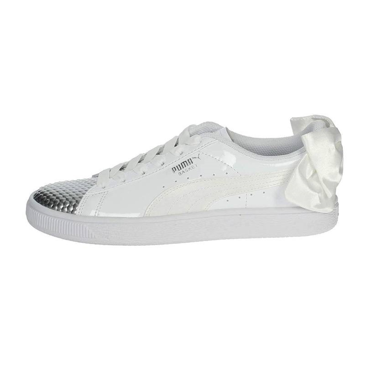 Puma Basket Bow Coated Glam Jr Kadın Spor Ayakkabısı