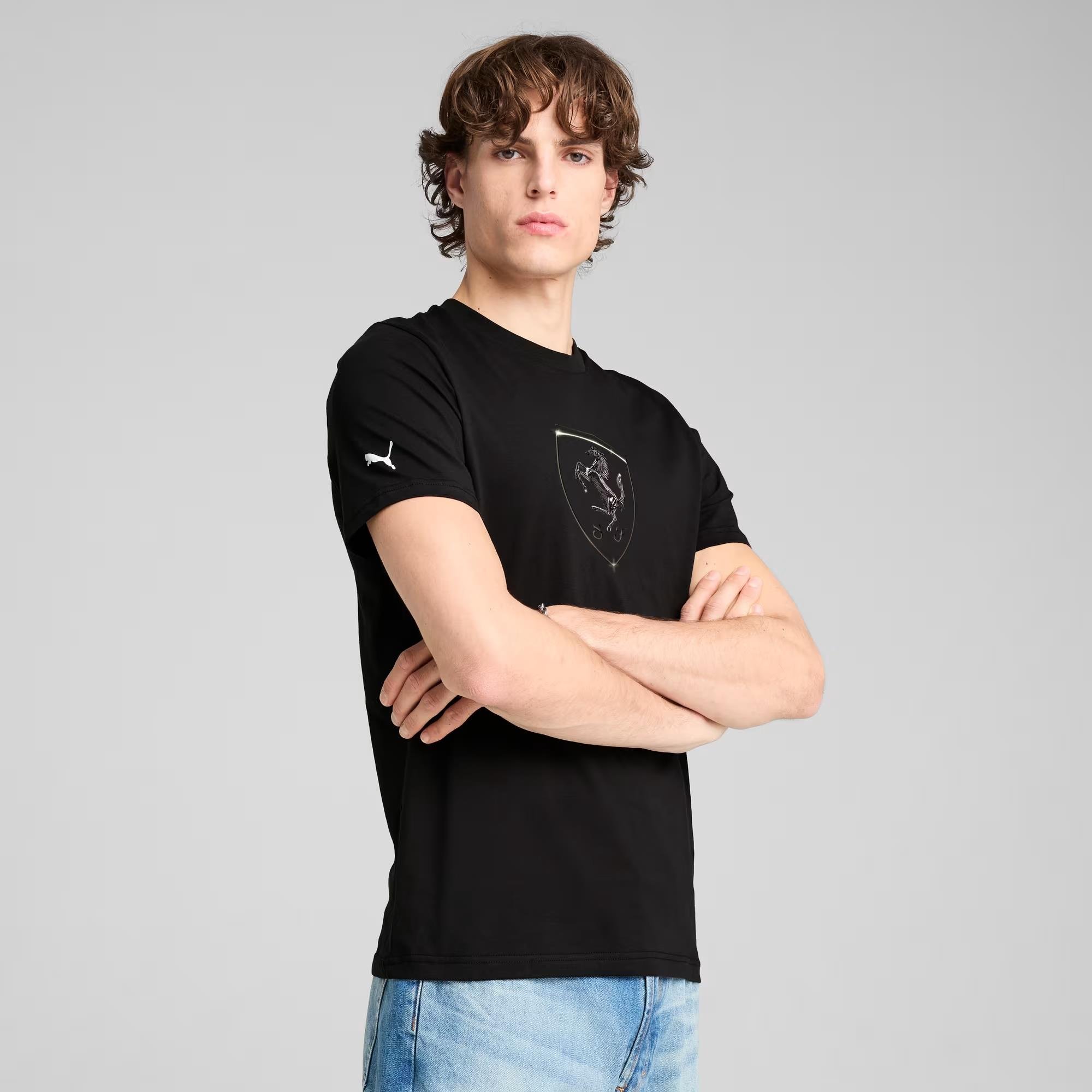 Puma Ferrari Race Tl Big Shield T Erkek Tişört 630189