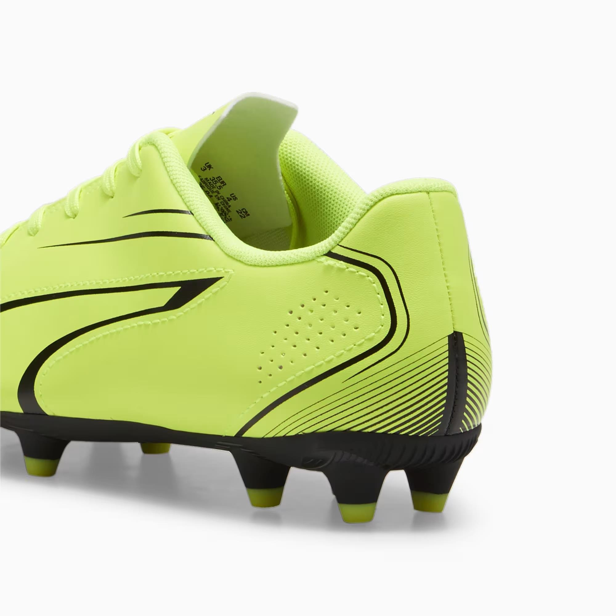 Puma Vitoria Fg/Ag Jr-Electric Lime Black Unisex Krampon 107486