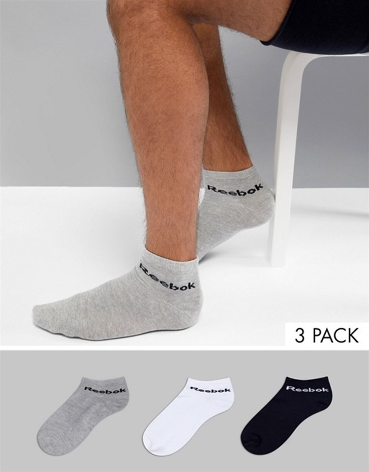 Reebok Roy U Ankle Sock 3P Unısex Çorap