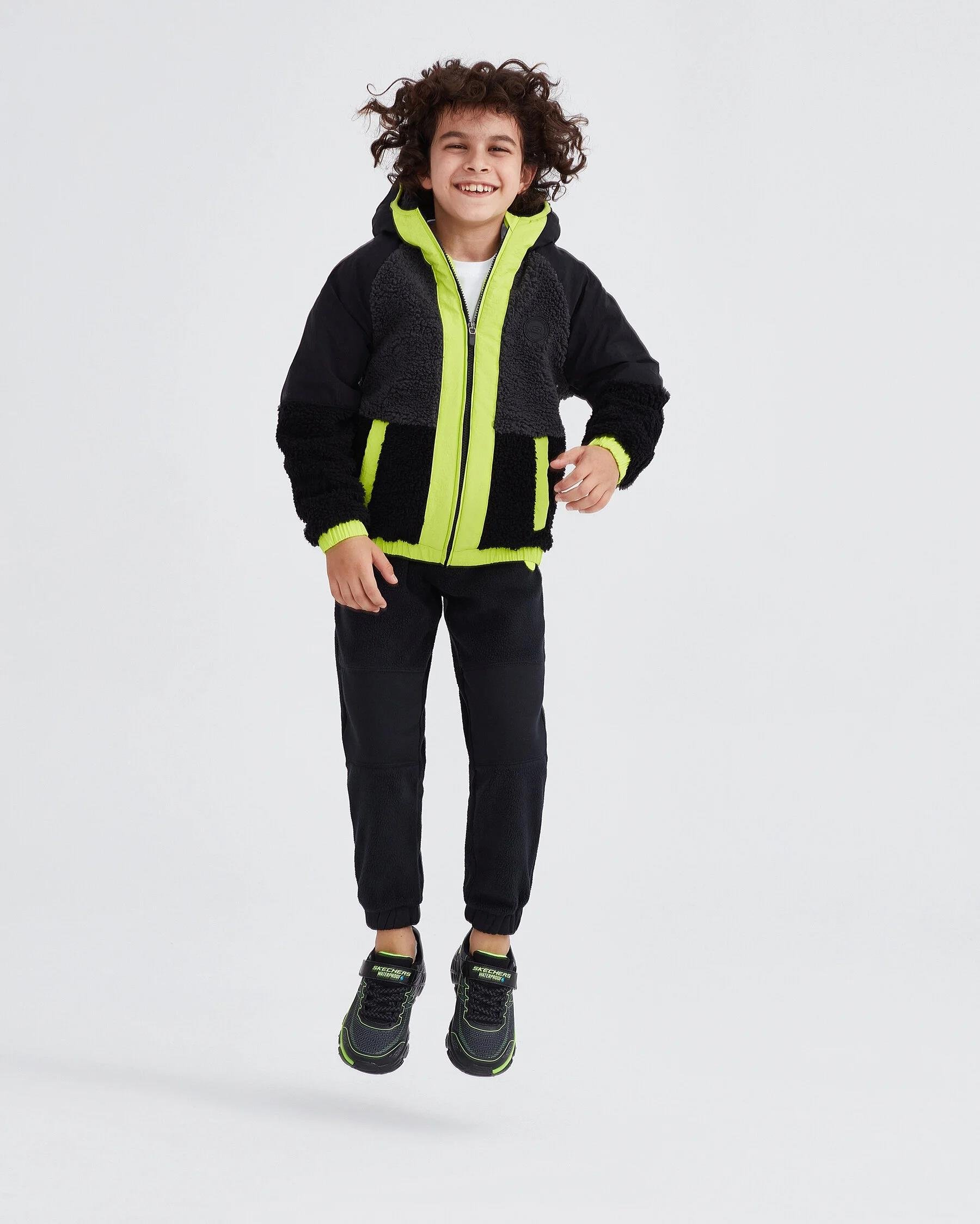 Skechers B Outdoor Fleece Full Zip Sherpa Çocuk Polar