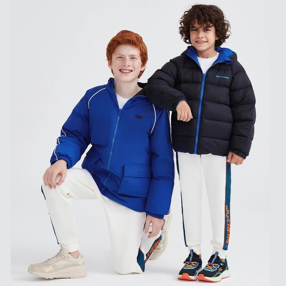 Skechers B Outerwear Reversible Coated Jacket Çocuk Mont