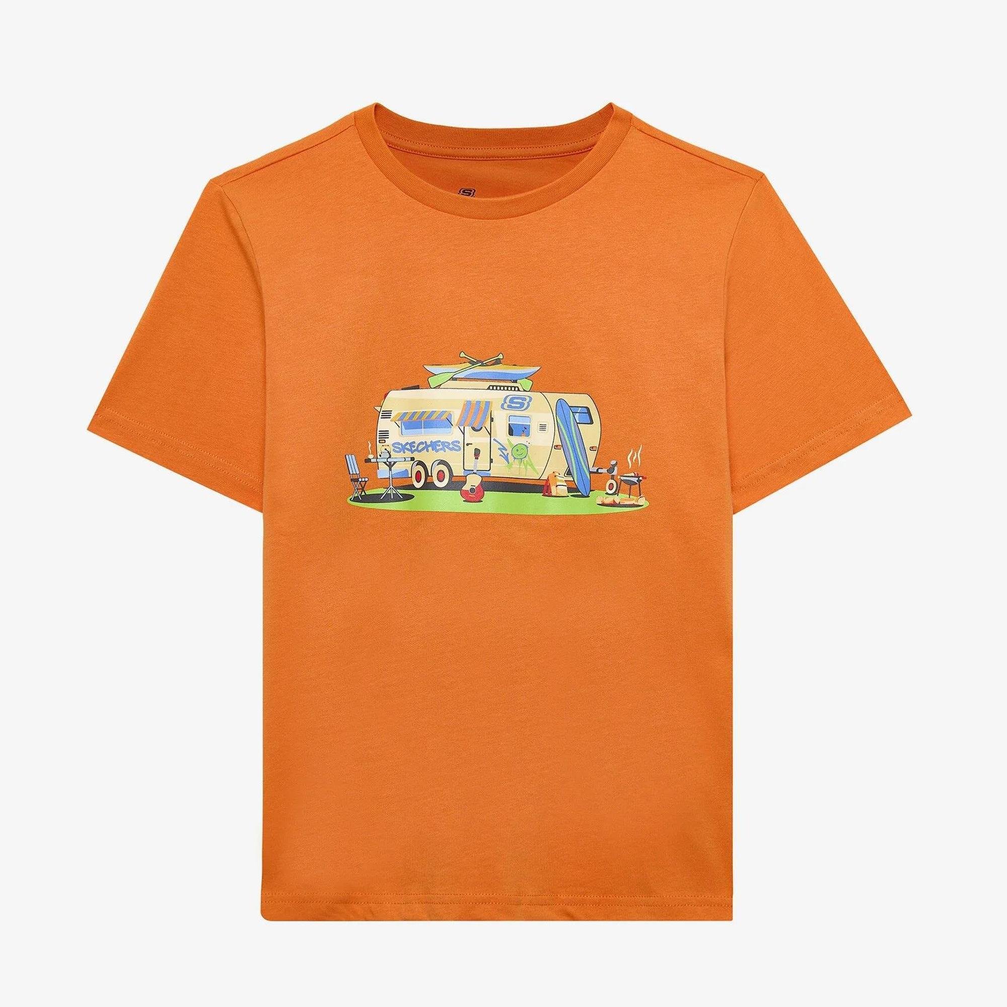 Skechers B Short Sleeve Regular Fit T-Shirt Çocuk Tişört SK2510102