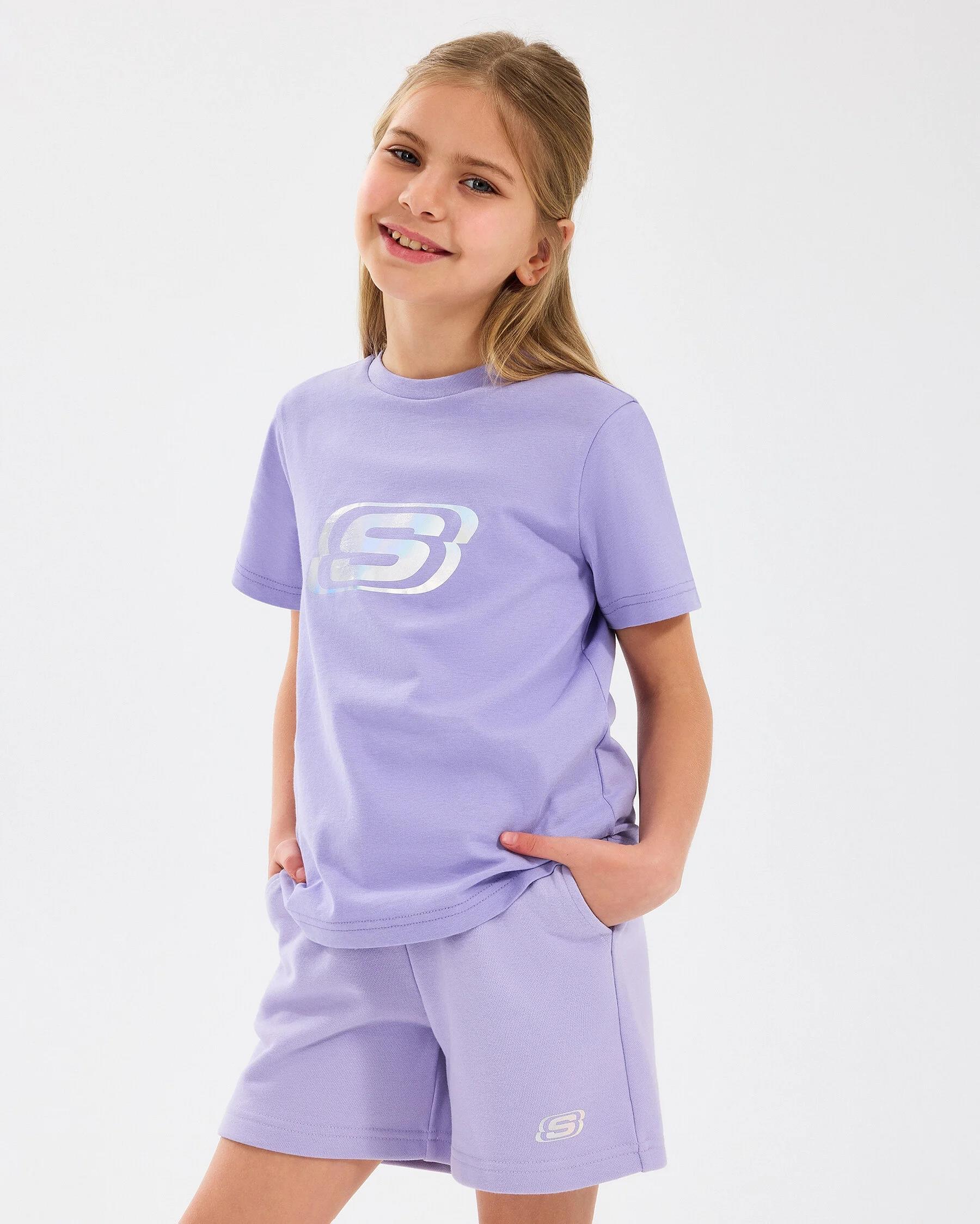 Skechers Essential G Short Sleeve  T-Shirt Çocuk Tişört SK232139