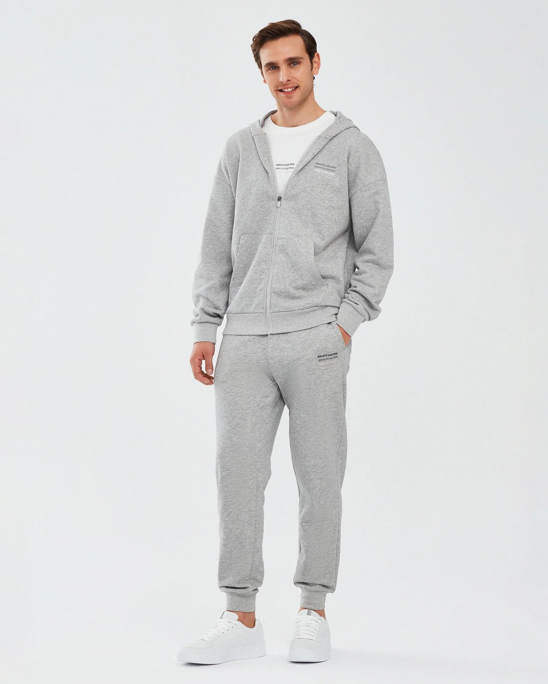 Skechers Essential M Full Zip Hoodie Sweatshirt Erkek Sweat S232233