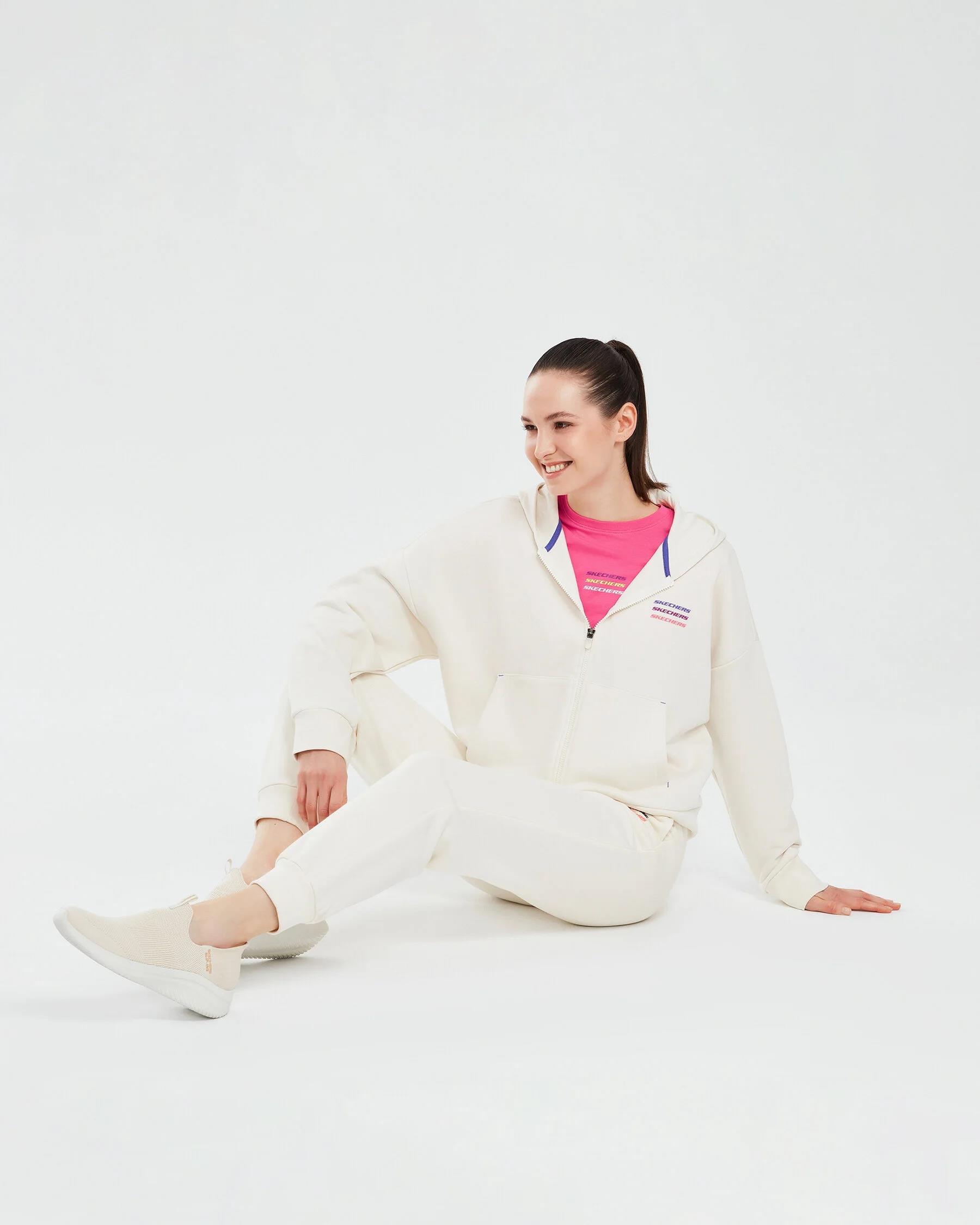 Skechers Essential W Full Zip Hoodie Sweatshirt Kadın Sweat S232242