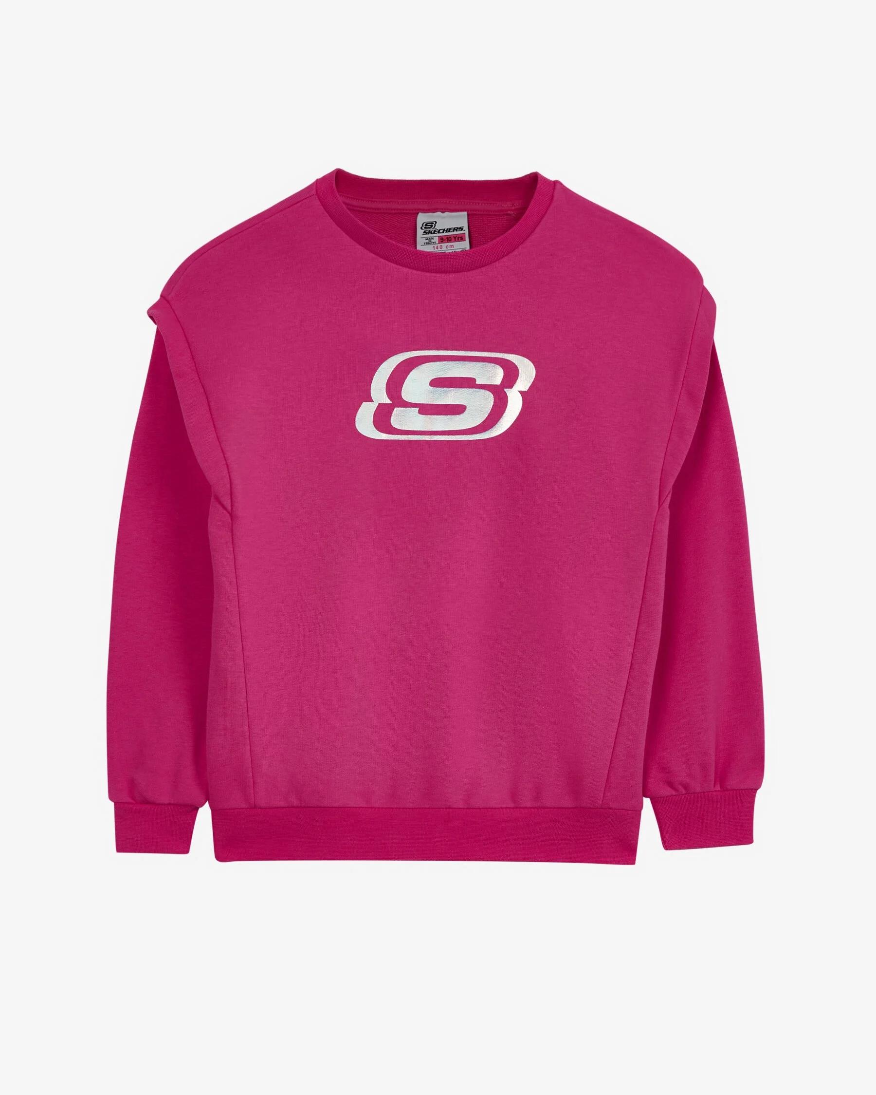 Skechers G LW Fleece Crew Neck Sweatshirt Çocuk Sweat
