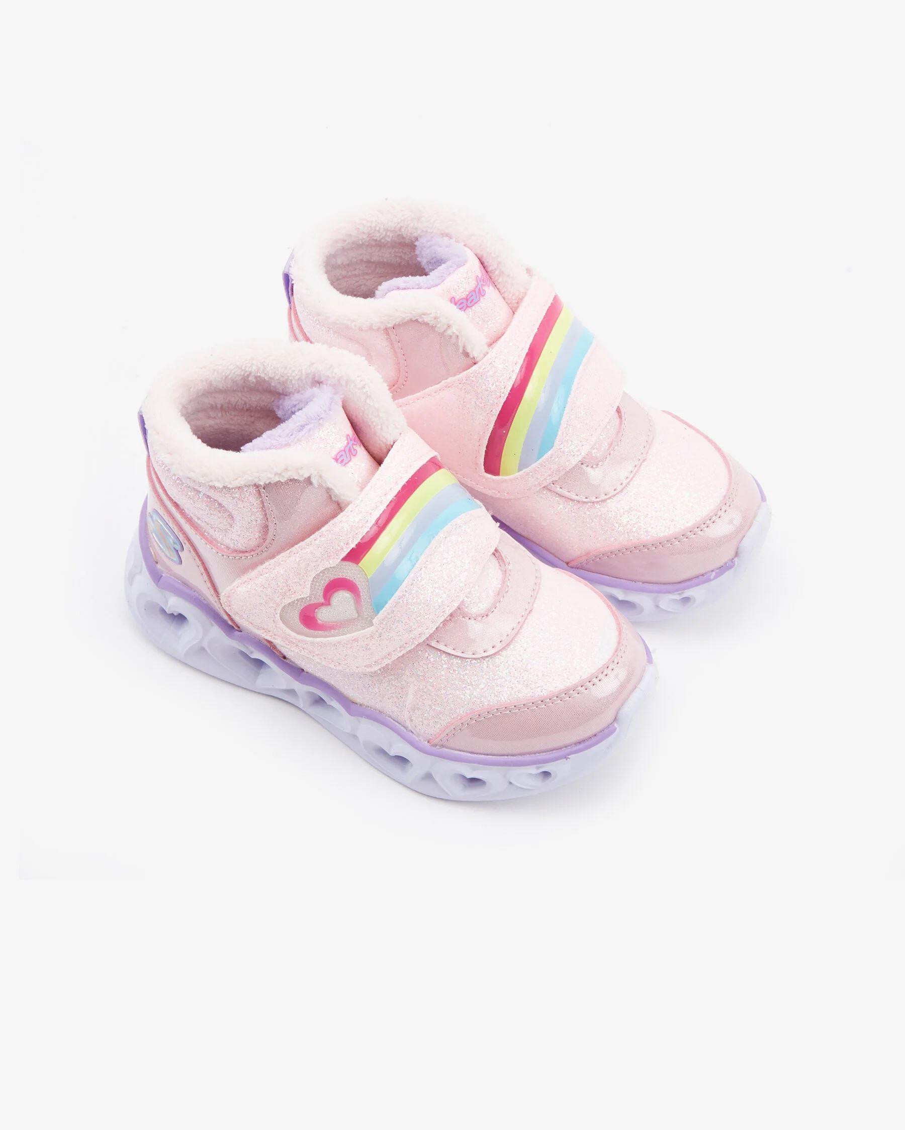 Skechers Heart Lights - Brilliant Rainbow Çocuk Bot 302669N